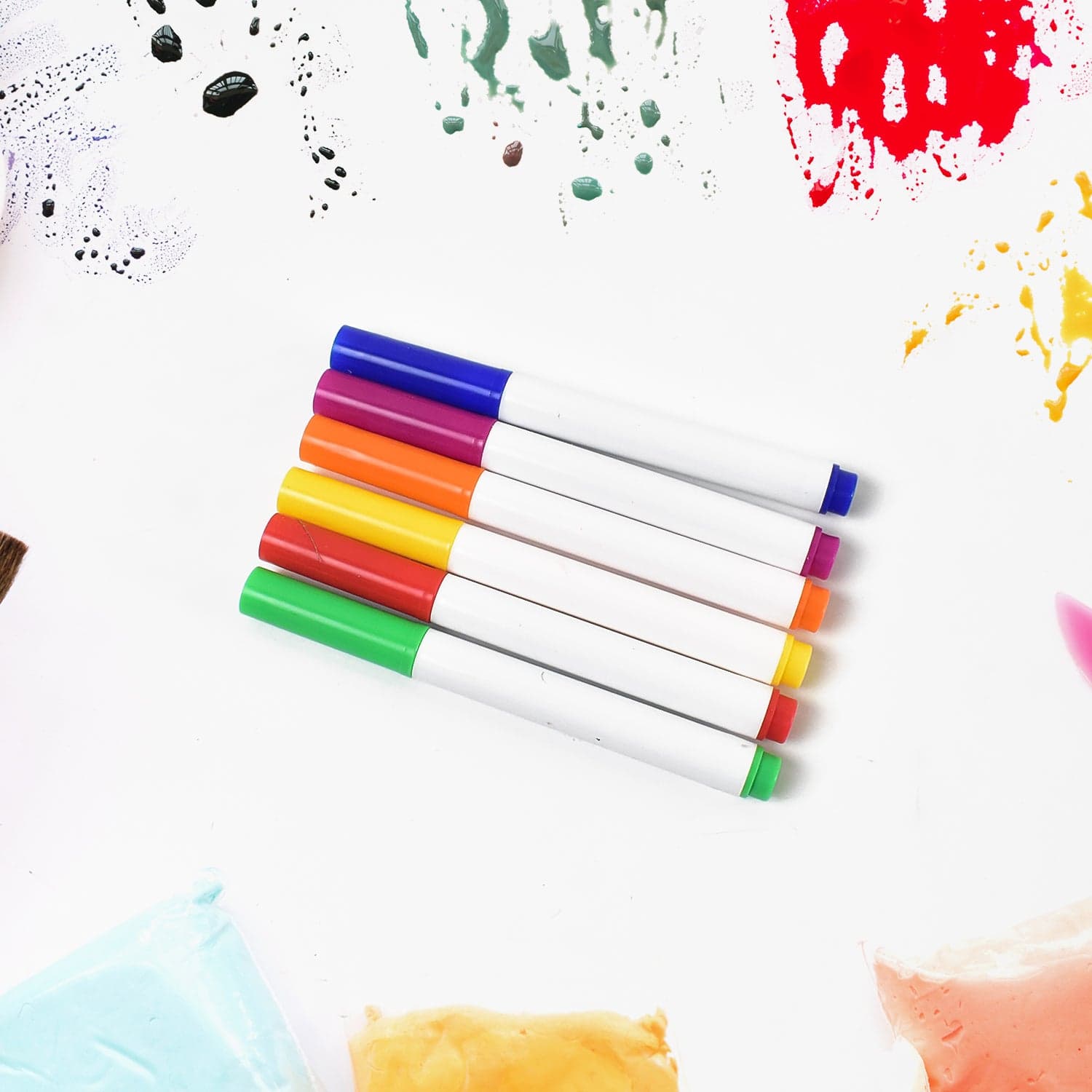 Multicolour colour-your-own inflatable animals With 6pcs Colored Pen Markers (1 Set) thumbnail 3