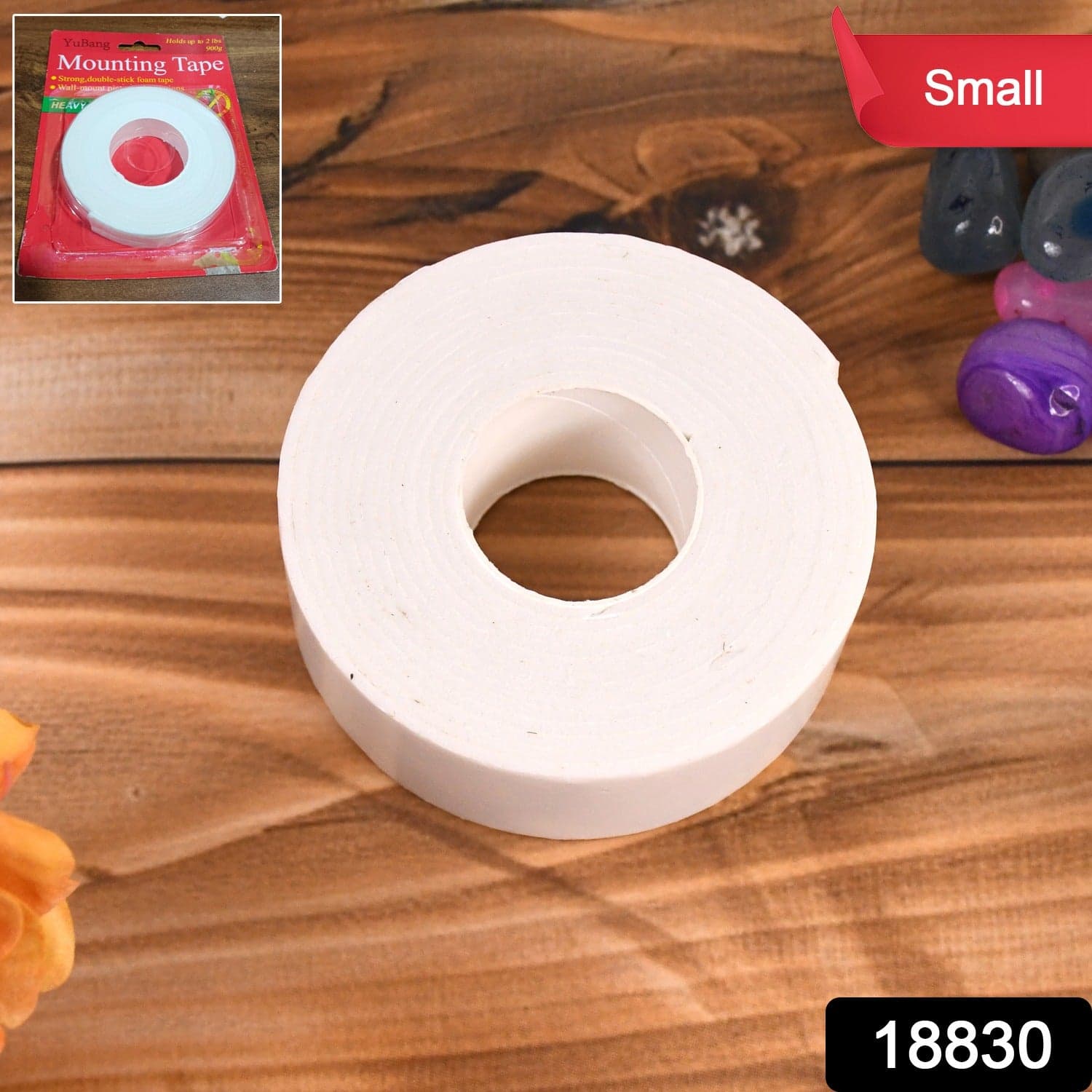 Small Strong Double Sided Tape Foam Mounting Tape (1 Pc / Small) thumbnail 2