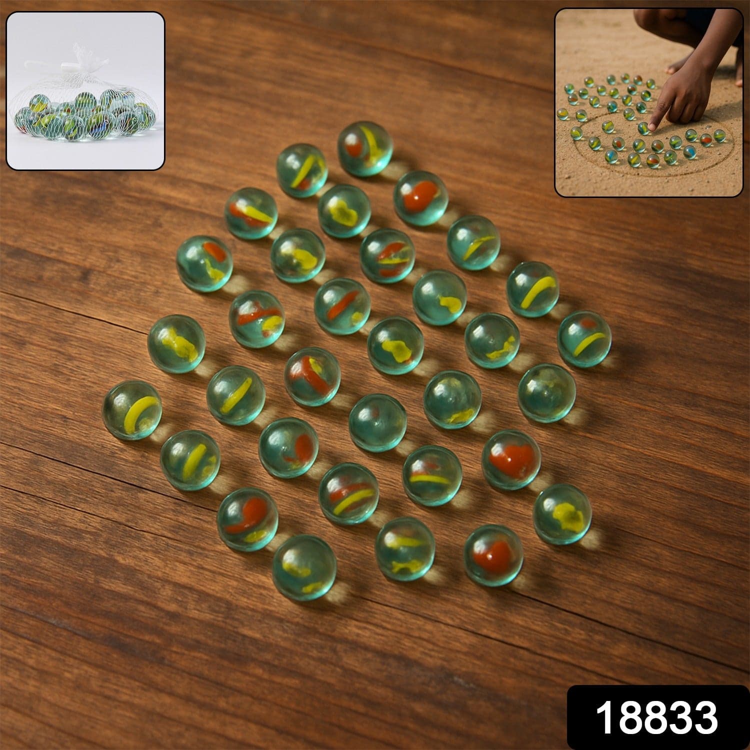 Glass Marbles For Kids Approx 35 35 In 1 thumbnail 2