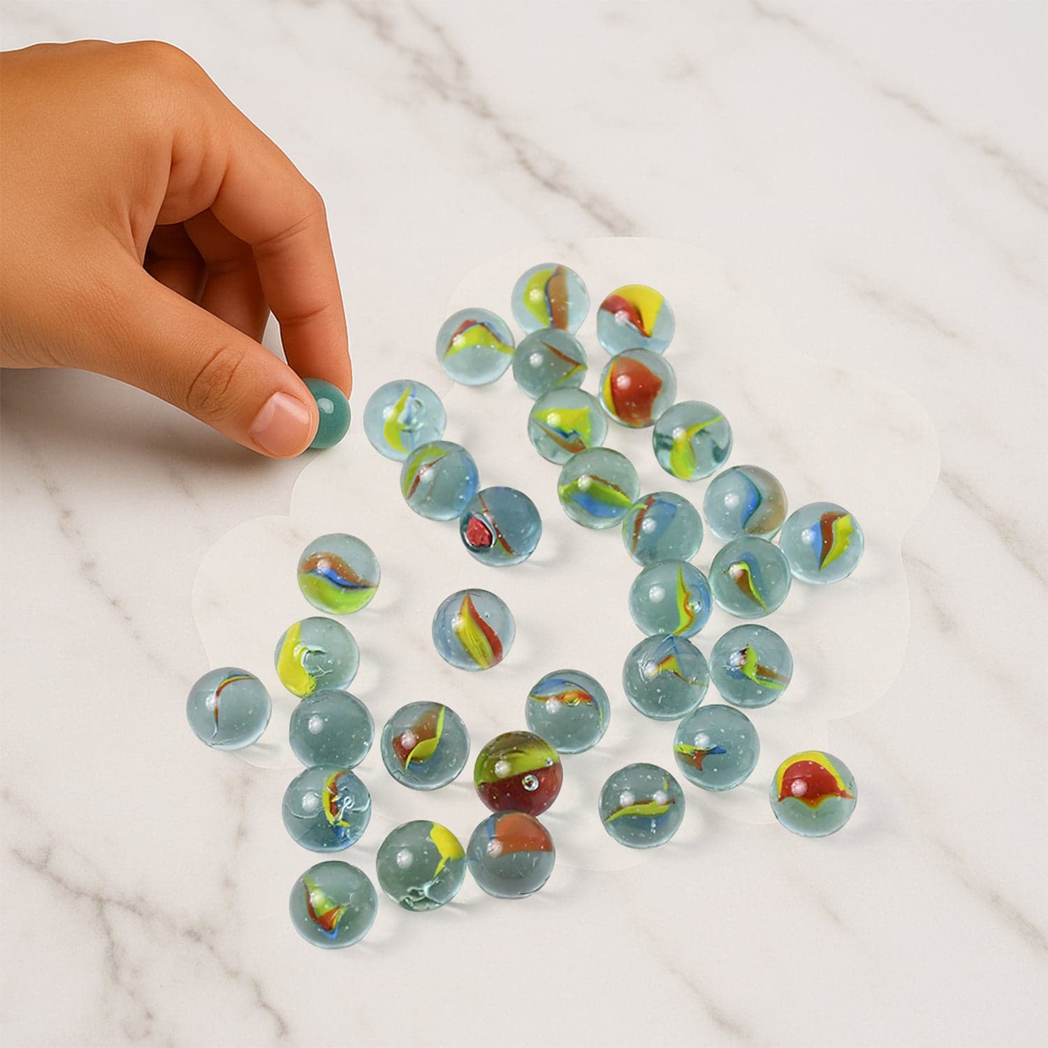 Glass Marbles For Kids Approx 35 35 In 1 thumbnail 4