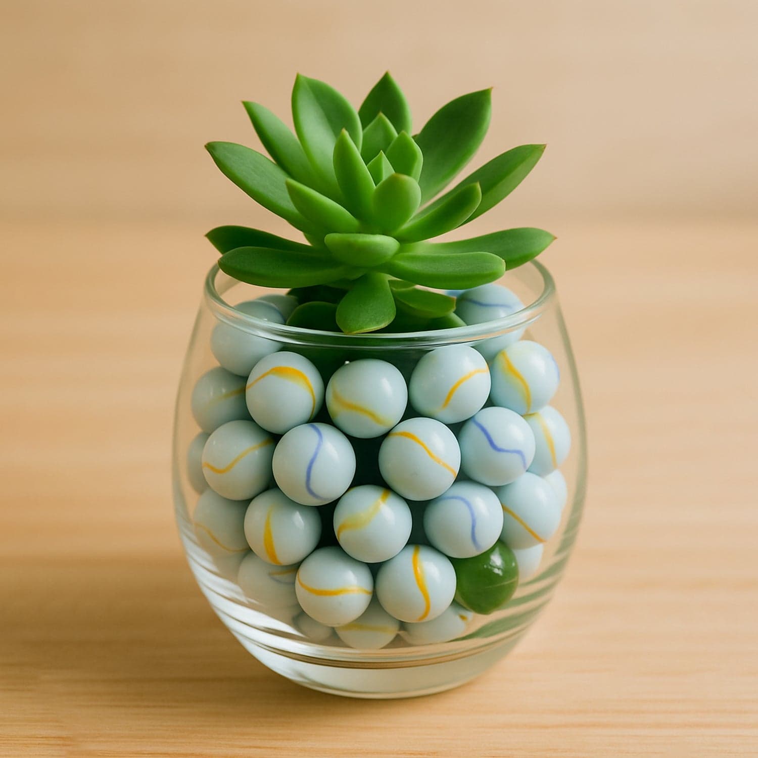 Classic Glass Marbles Pack Of Approx 30 Pc thumbnail 4