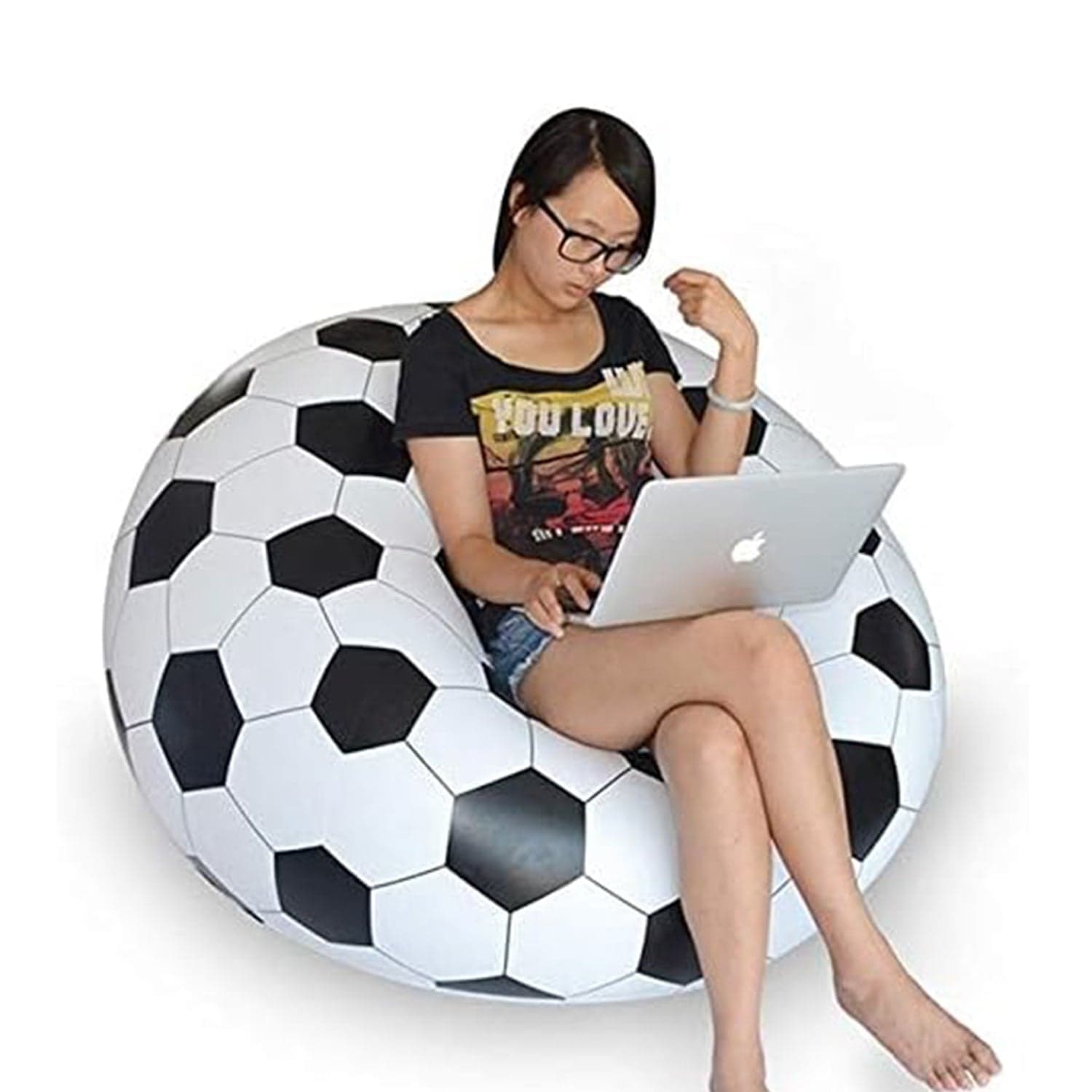 Foldable Sofa, Cartoon Style Inflatable Folding Chair, Ball Chair, Inflatable Sofa For Adults, Kids Size (110Cm X 80Cm) ID-18847 thumbnail 5