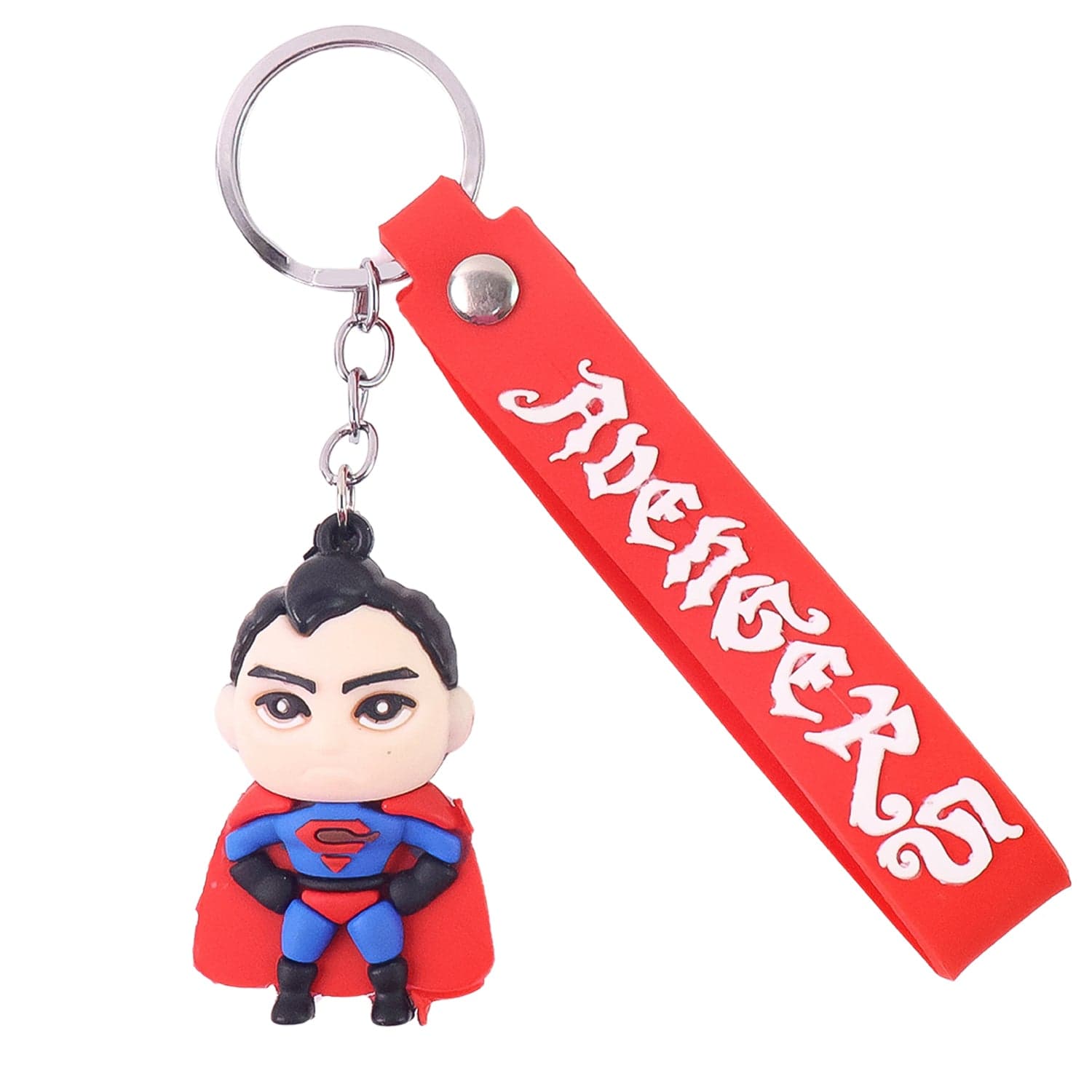 Cute Cartoon Silicone 3D Key Chain with Metal Hook & Strap (Pack of 1) thumbnail 5