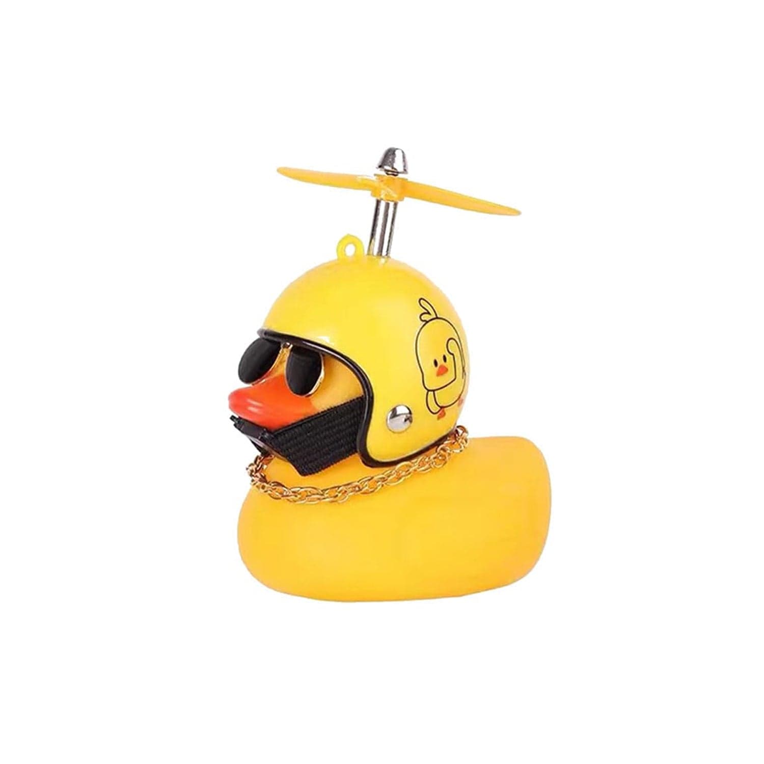 Beautiful Duck Car Ornaments Duck Bicycle Bell with Propeller Helmet (1 Pc / Mix Design) thumbnail 5