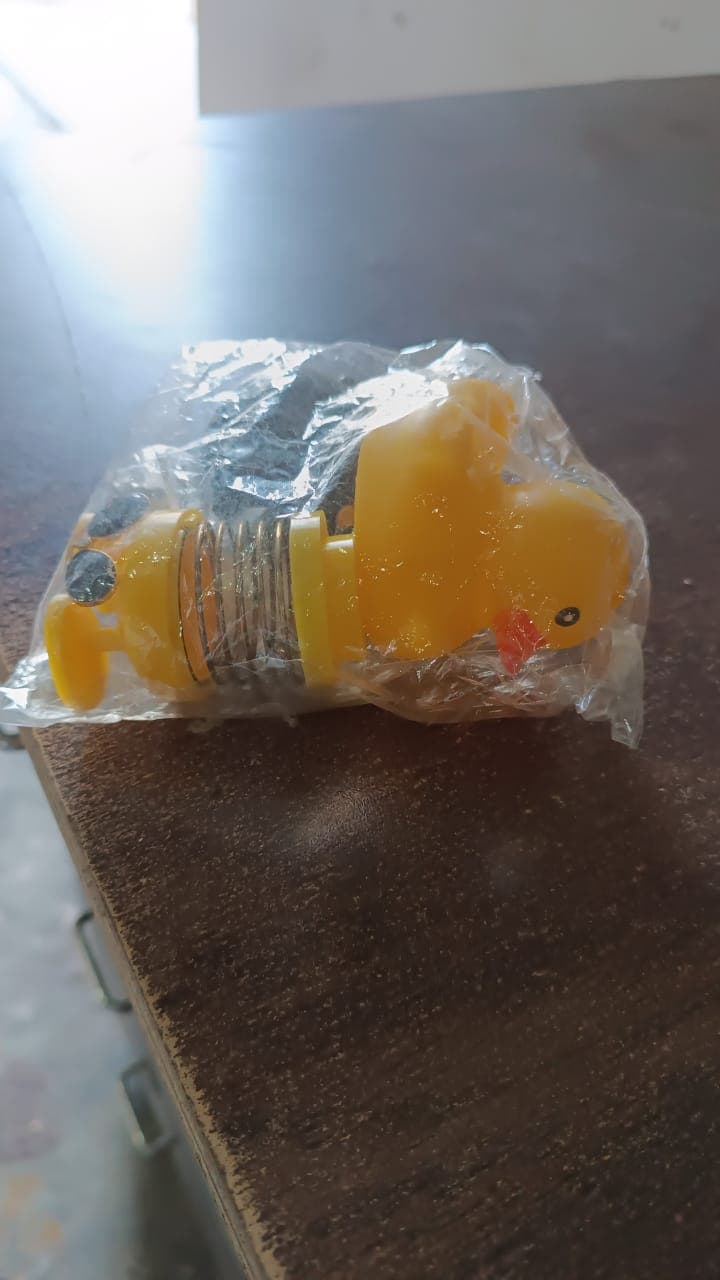 Spring Doll Dance Toy Duck Car Bicycle Bell with Propeller Helmet (1 Pc / Mix Design) thumbnail 7