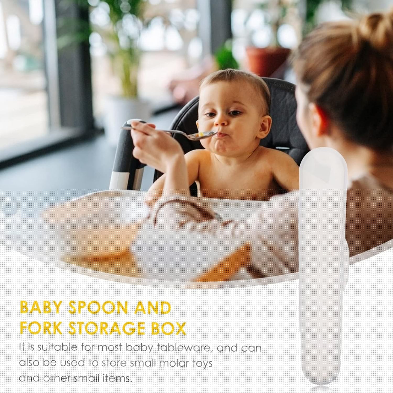 Food Grade Plastic Spoon Storage Box (1 Pc) thumbnail 4