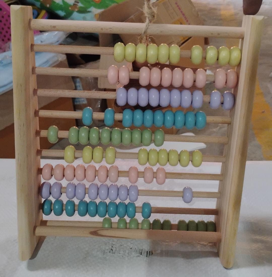 Wooden Counting Number Maths Learning Abacus Toy (1 Pc) thumbnail 8