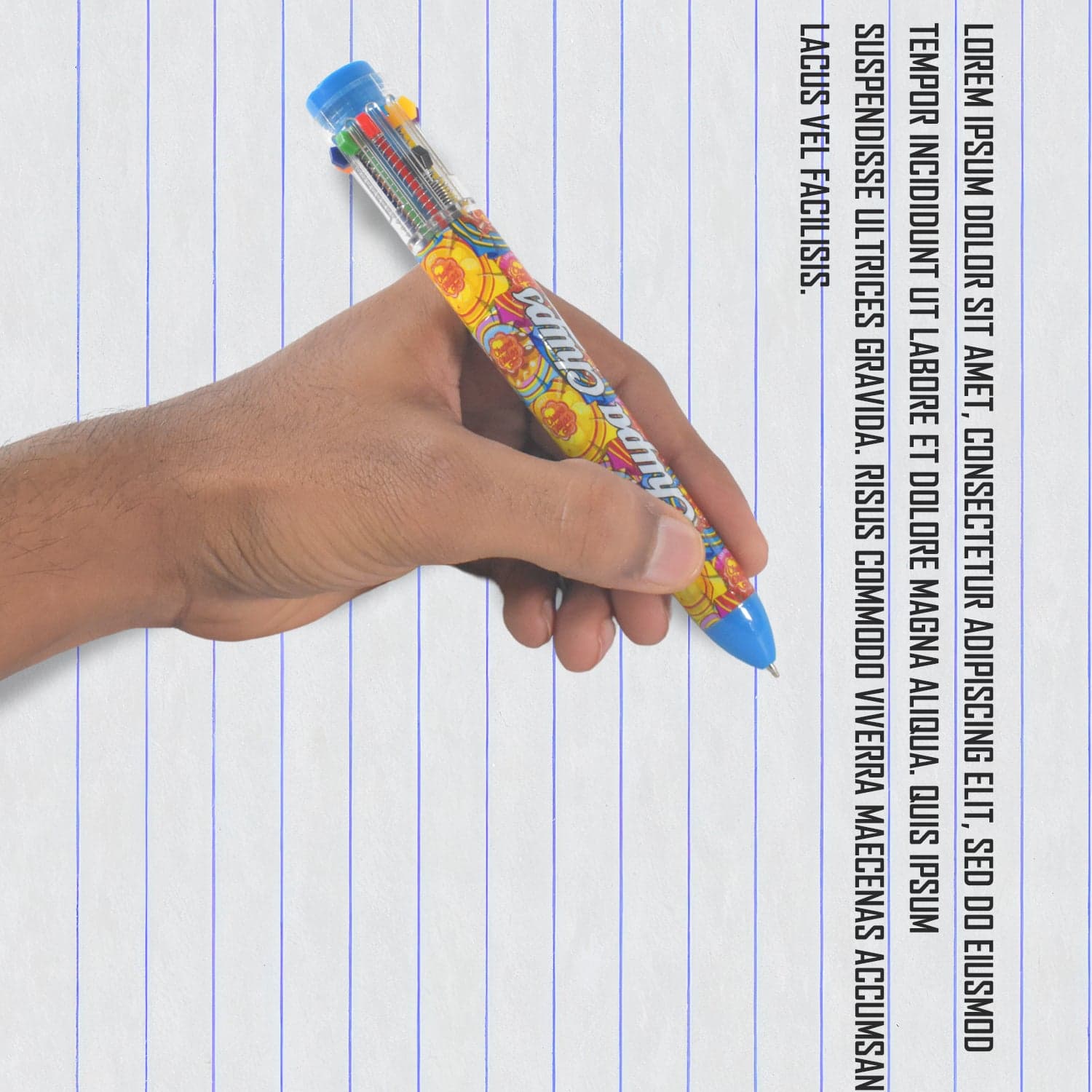 Kids 10-in-1 Colour Pens Ballpoint Pen Set for Kids (1 Pc) thumbnail 6