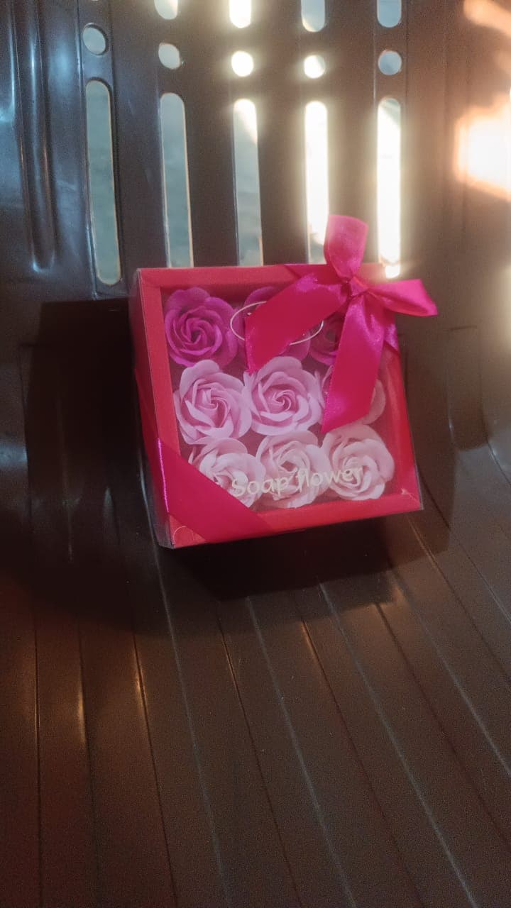 9 Pc Rose Flower Bath Soap (9 Pcs Set) thumbnail 7