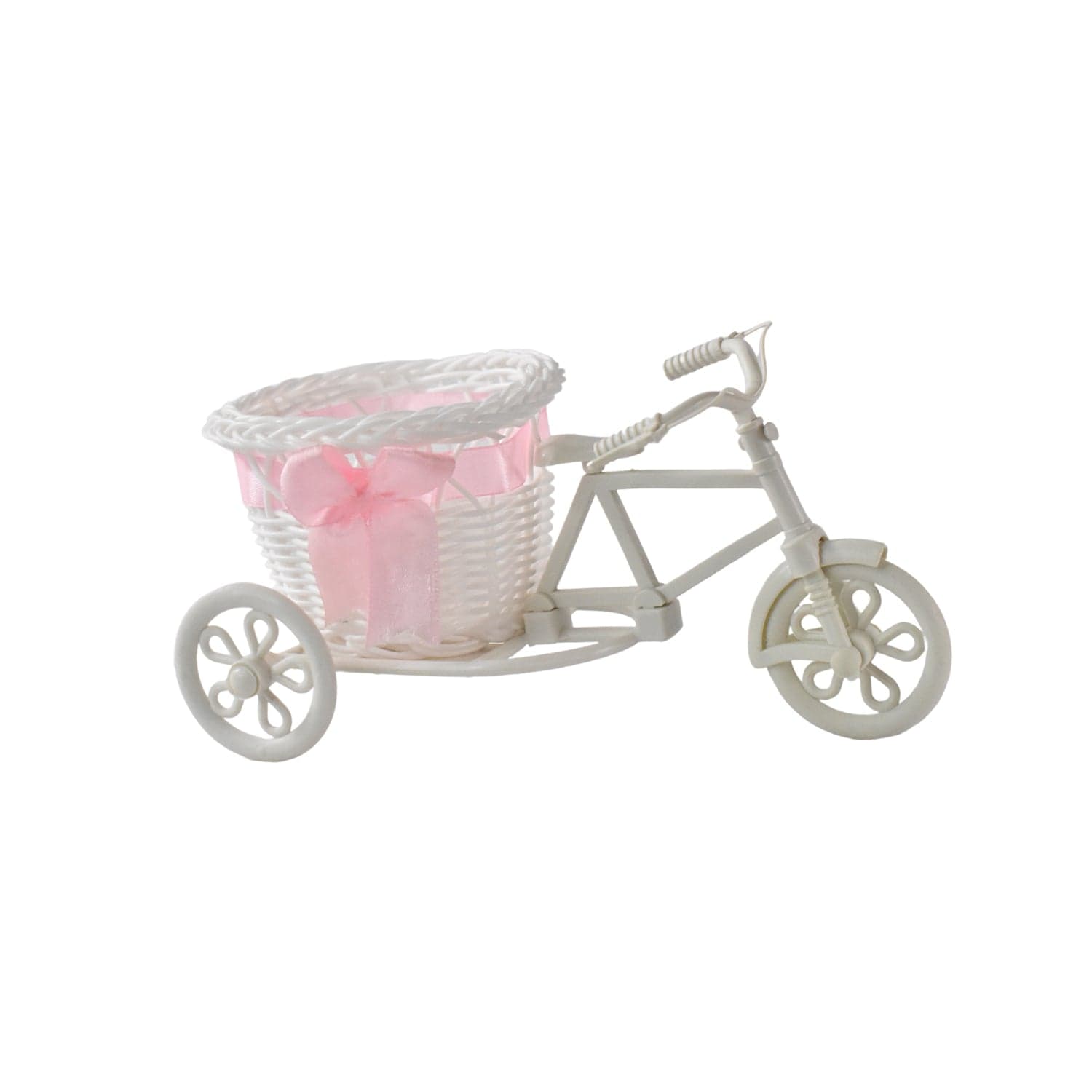 Plastic Cycle Flower Vases For Home Decor; Bicycle Flower Pot Stand (1 Pc) thumbnail 5