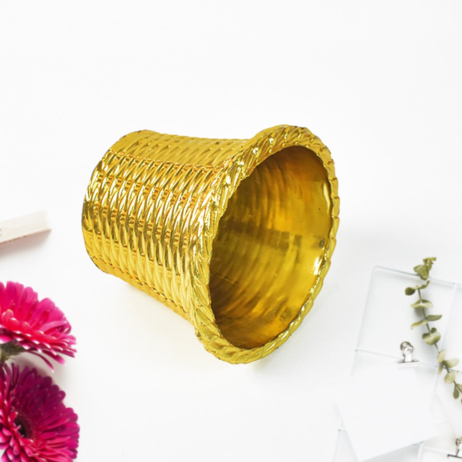 Plastic Flower Valencia (Pot) Home and Outdoor (1 Pc) thumbnail 3