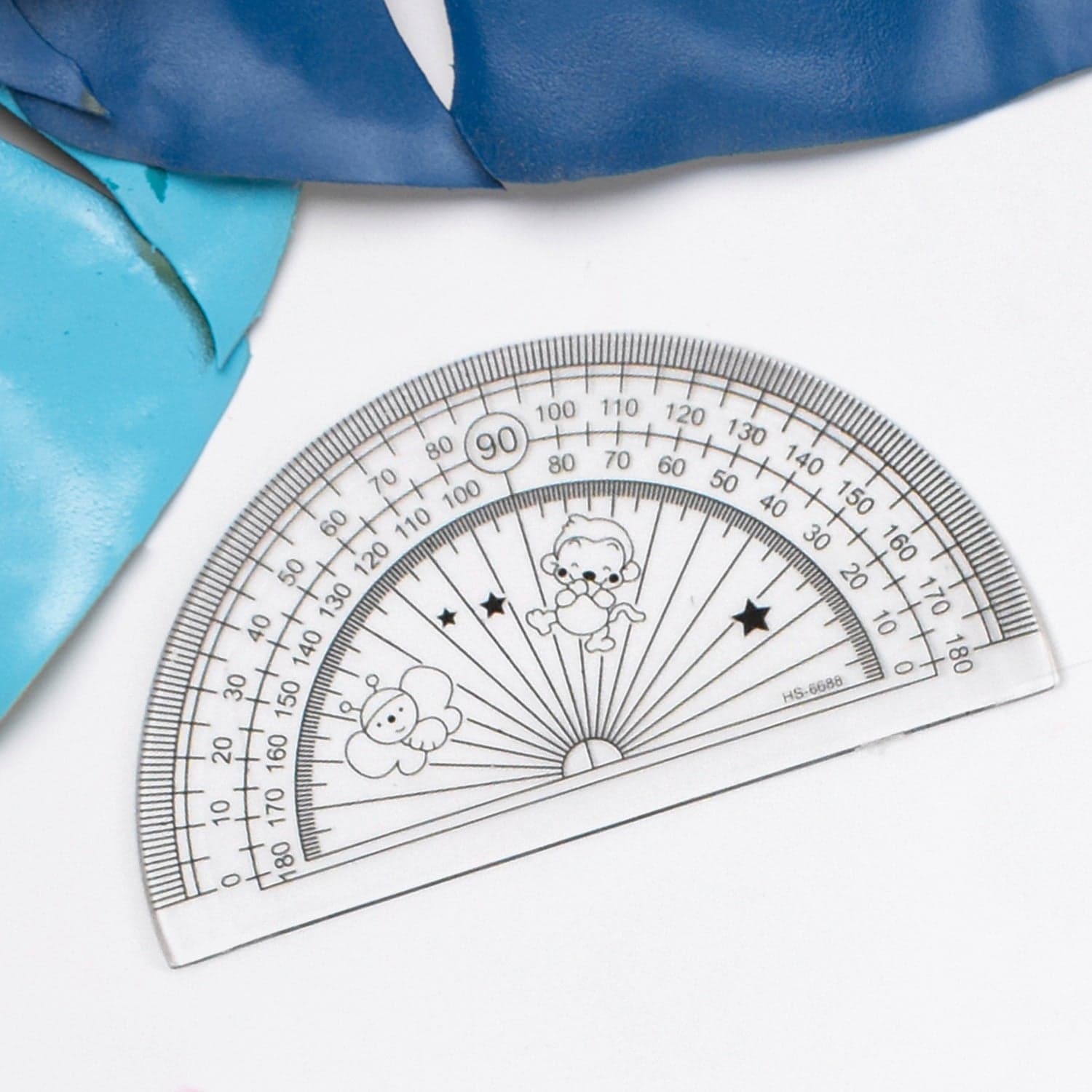 Cute Cartoon Giraffe Ruler / Scale Meter Ruler / Triangle Ruler (4 Pc Set) thumbnail 6
