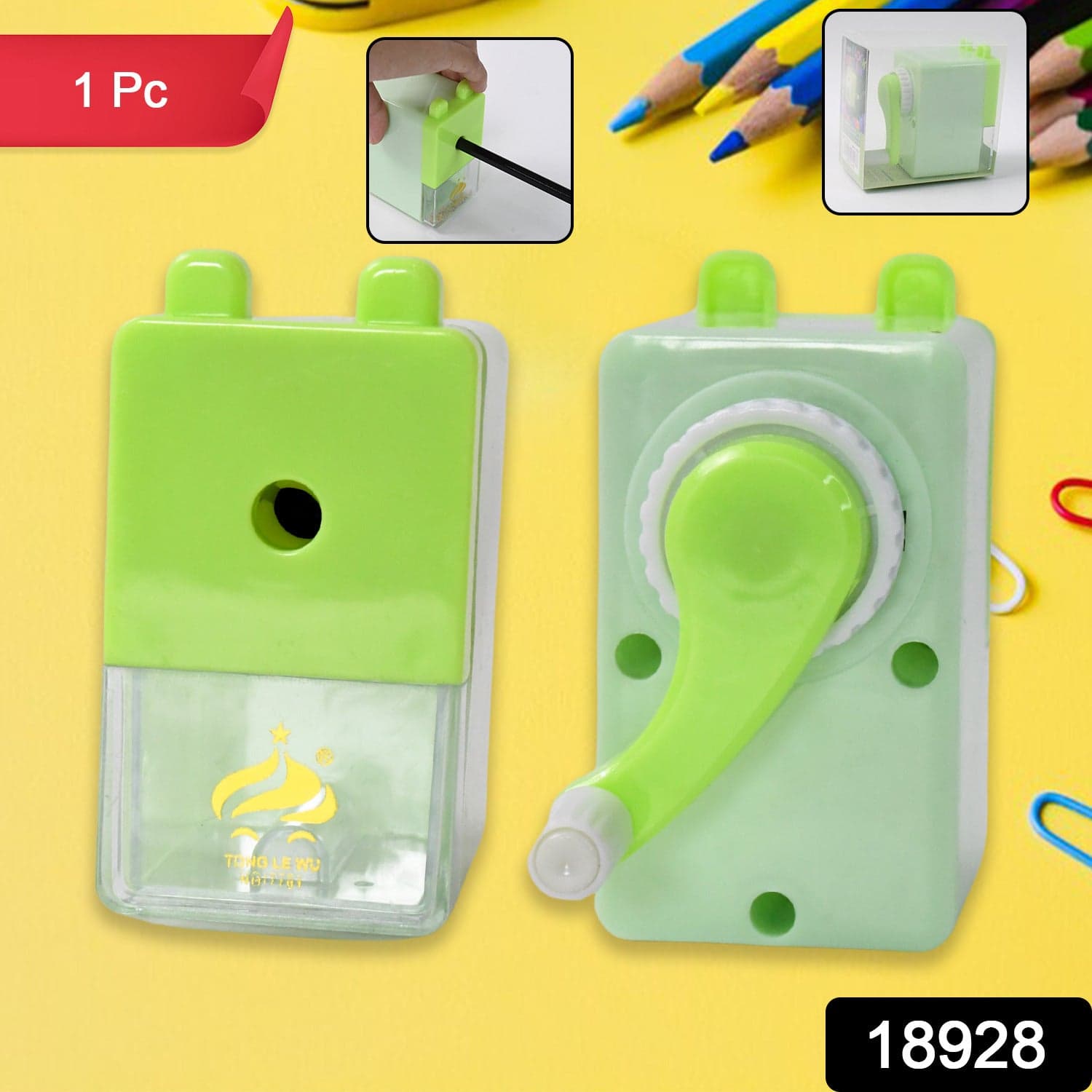 Table Sharpener-Pencil & Sharpener for Pencil Sharpener Machine (1 Pc) thumbnail 2