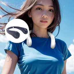 Neck Fans Portable Rechargeable Prime, Bladeless Personal Fans for Your Neck Face
