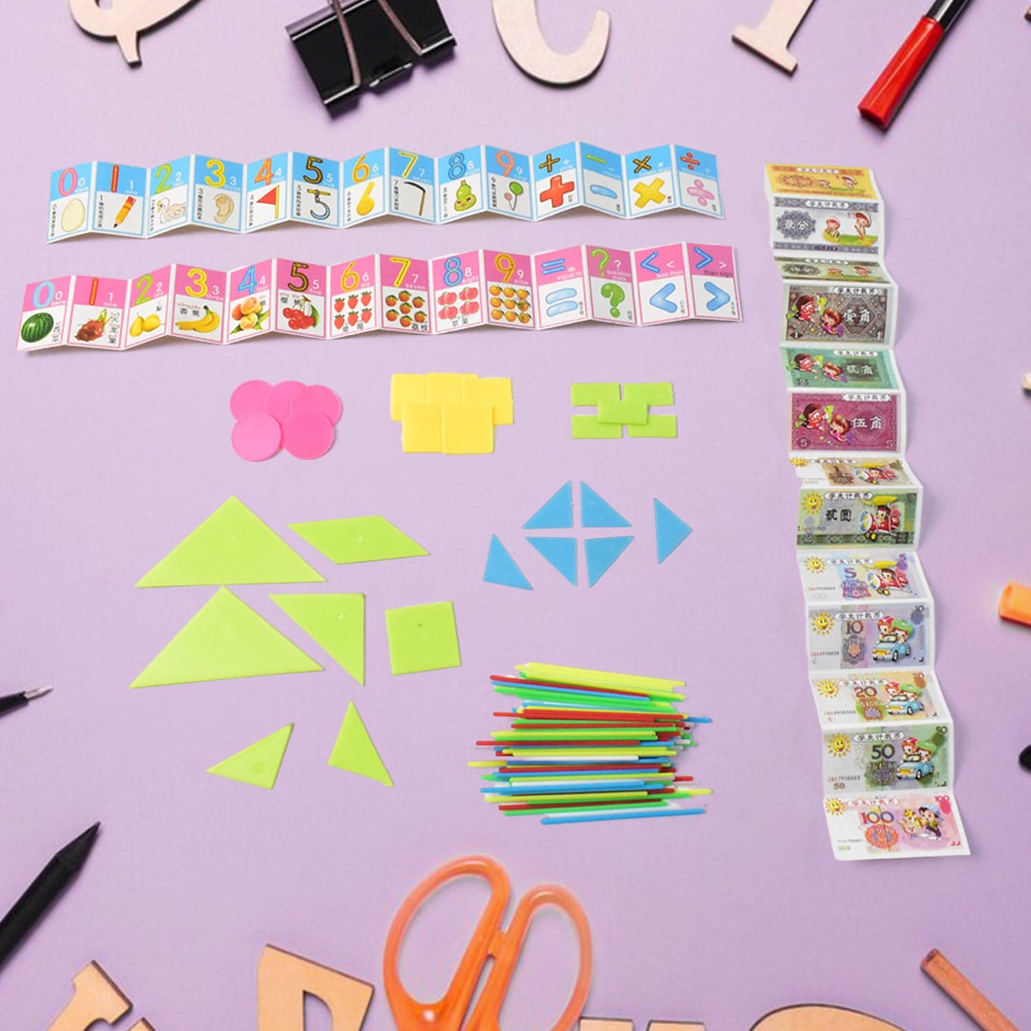 Kid Learning study game Set for kids with Color and shapes (1 Set) thumbnail 3