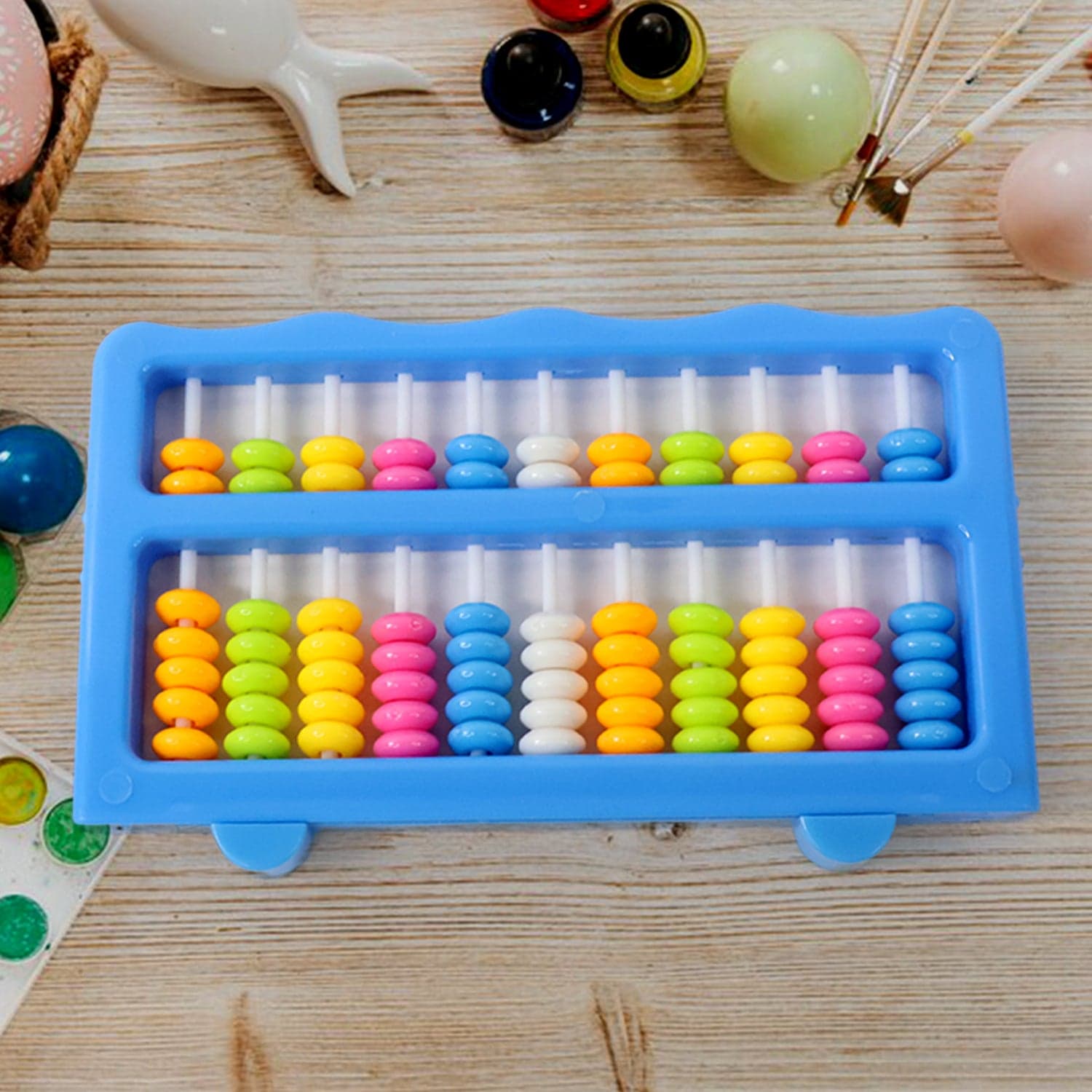 Abacus 11 Rods Counting Abacuses Toy Bead Educational Tools (1 Set) thumbnail 1