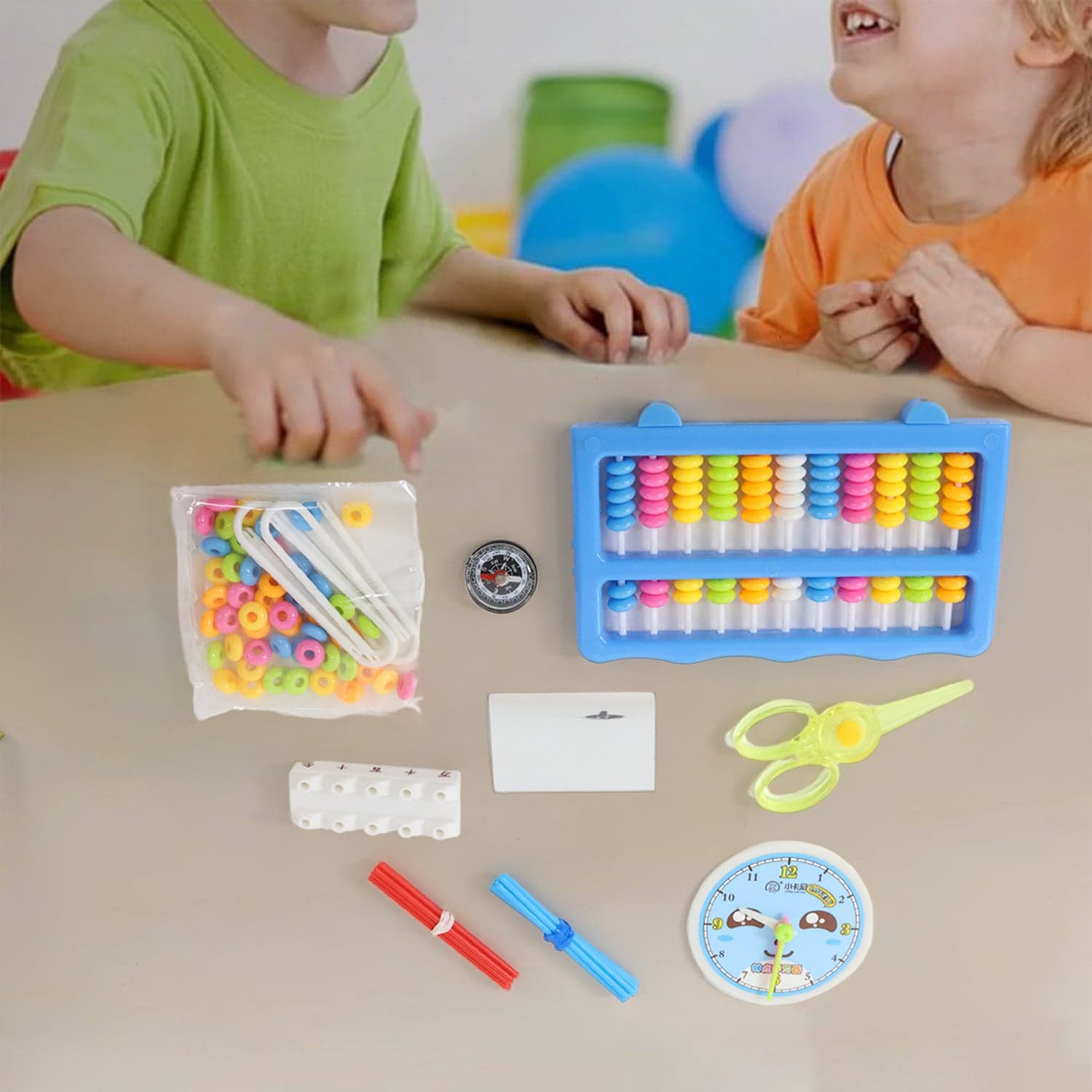 Abacus 11 Rods Counting Abacuses Toy Bead Educational Tools (1 Set) thumbnail 4