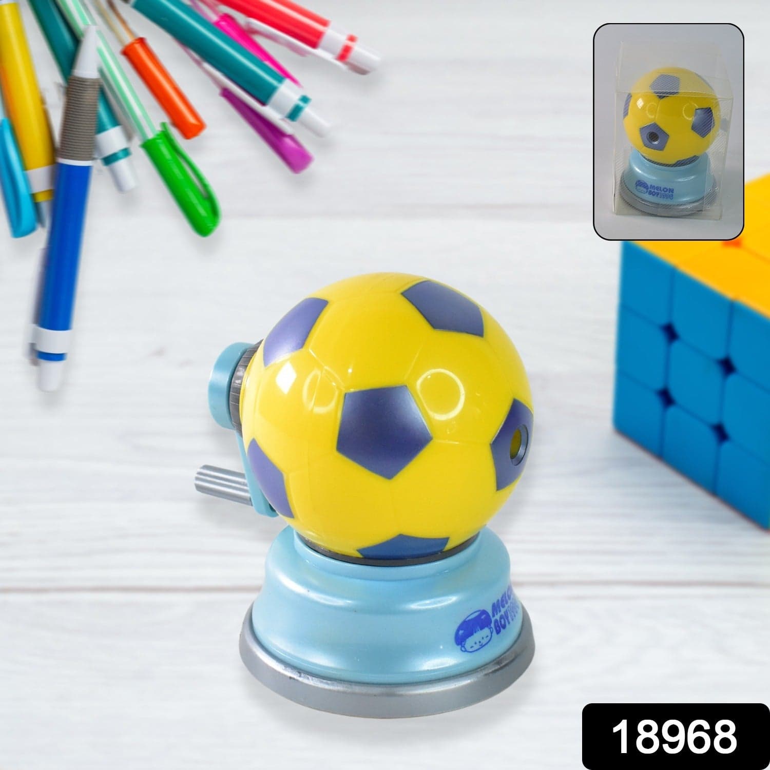 Football Design Pencil Sharpener (1 Pc) thumbnail 2