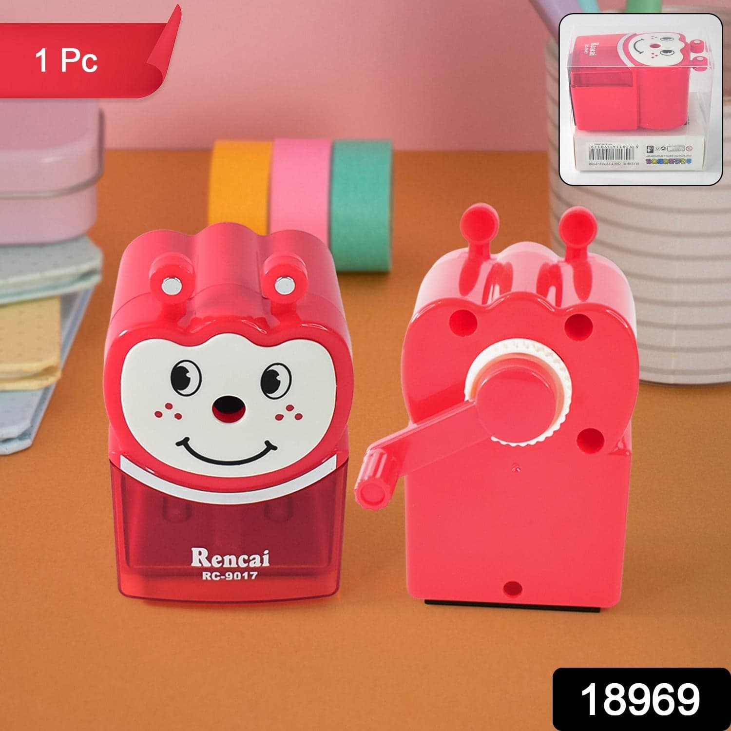 Cartoon Shaped Sharpener for Kids of Animal Shaped Pencil Sharpener (1 Pc) thumbnail 2