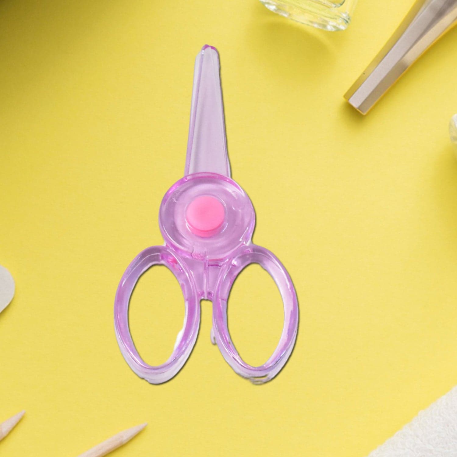 Plastic Child-Safe Scissor (1 Pc / Mix Color) thumbnail 3
