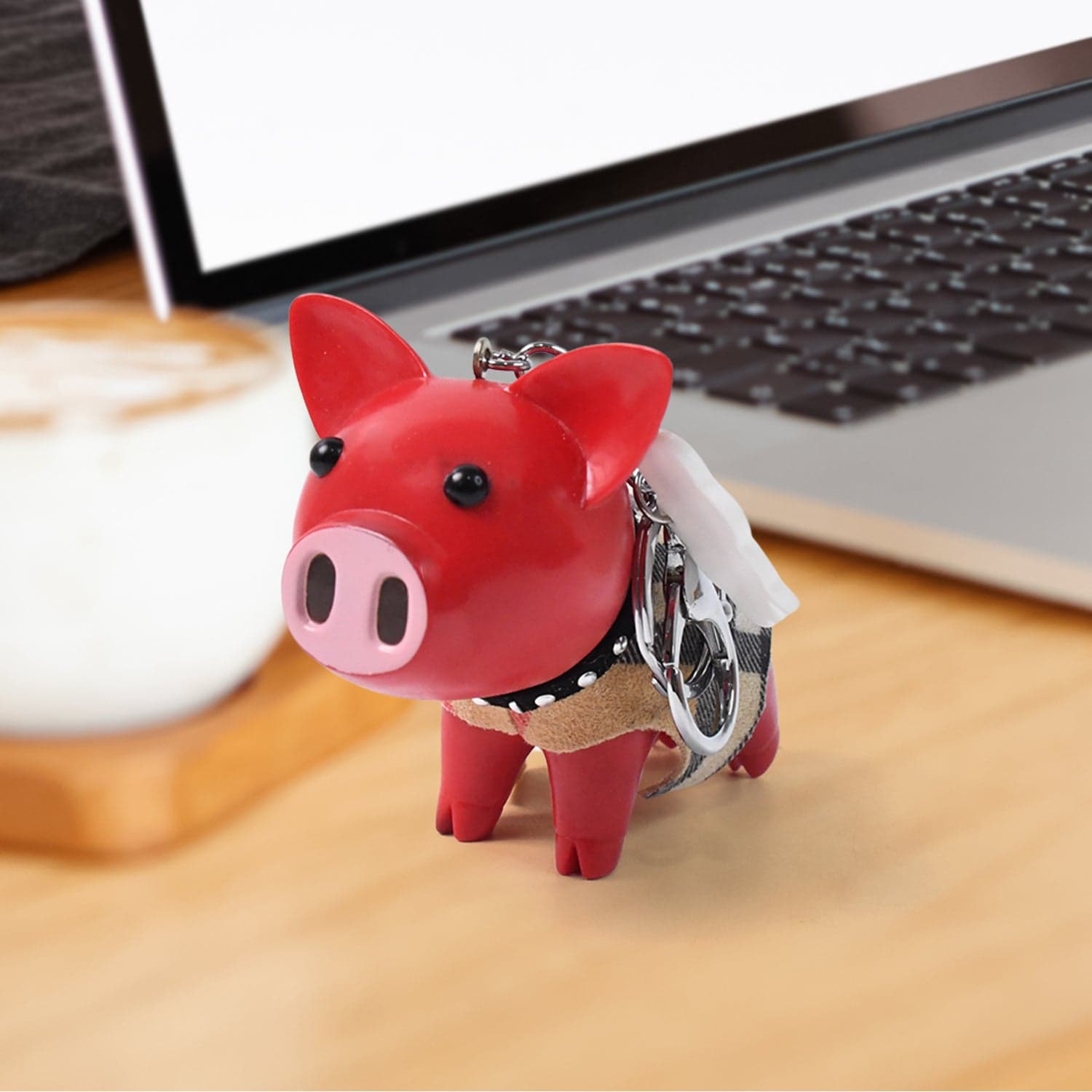 Cute Pig Keyring Keychain (1 Pc) thumbnail 1