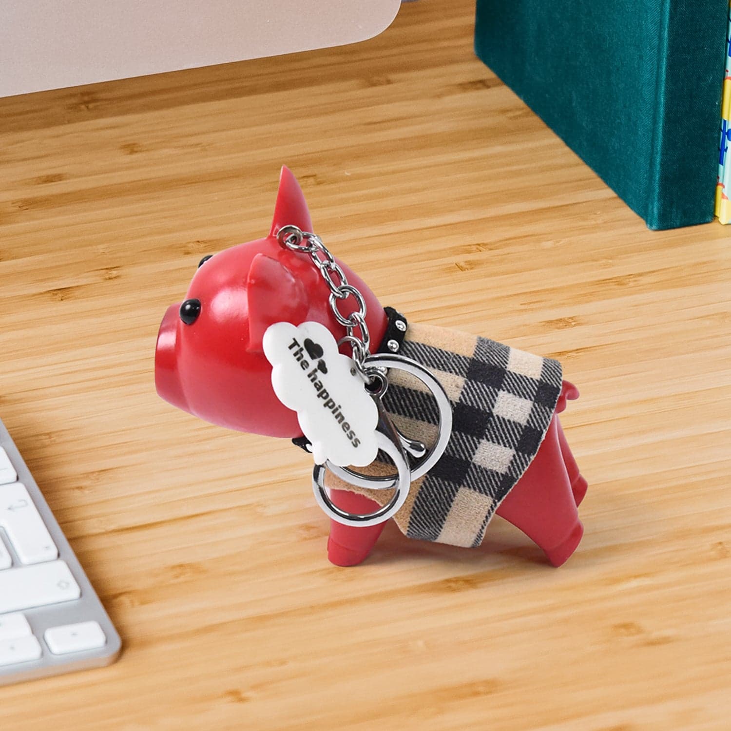 Cute Pig Keyring Keychain (1 Pc) thumbnail 3