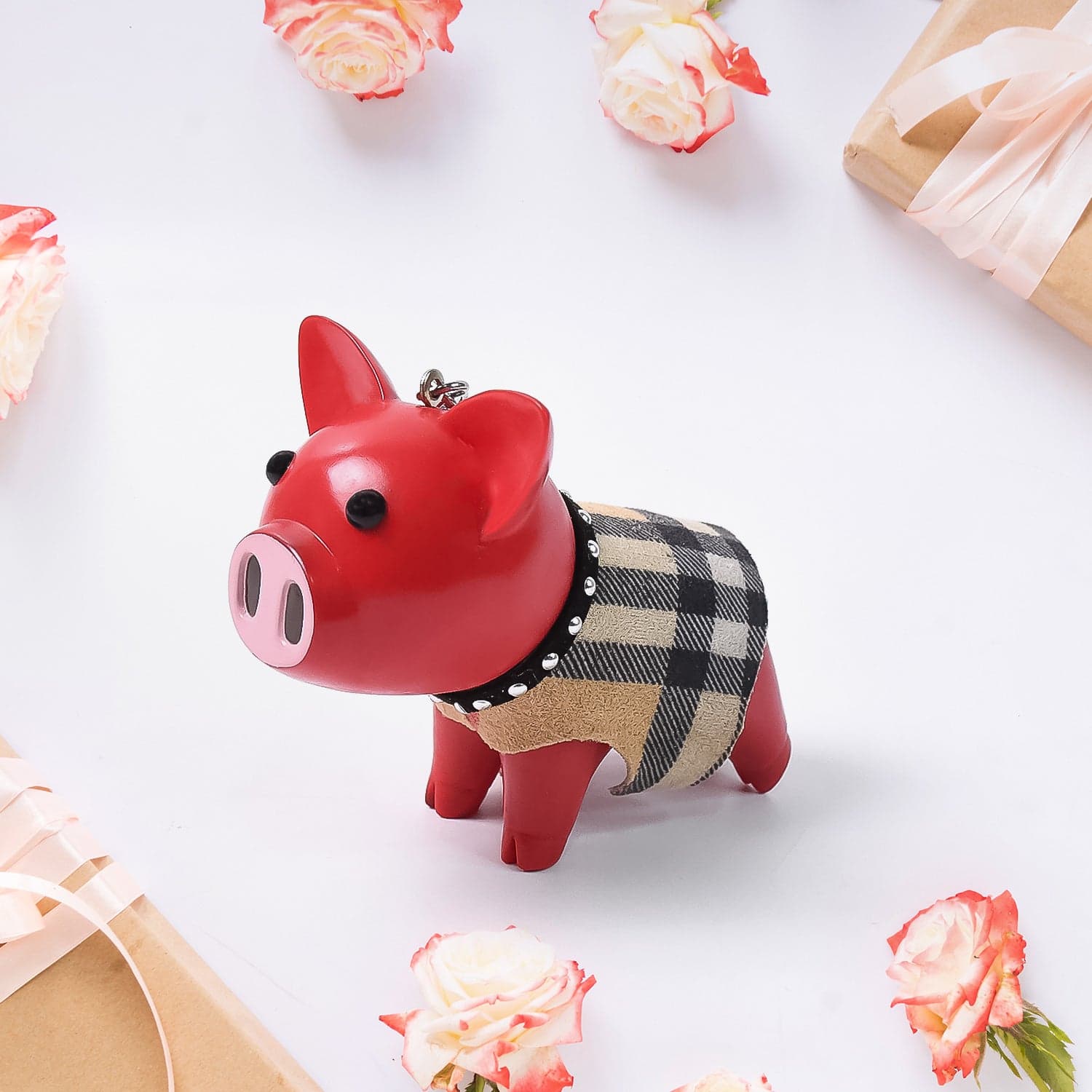 Cute Pig Keyring Keychain (1 Pc) thumbnail 4