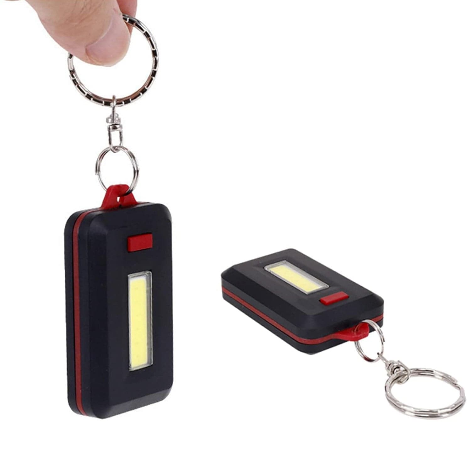 LED Keychain COB Light with Hook & Loop thumbnail 4