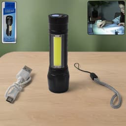 Mini 2 in 1 High Power Pocket Torch Light (1 Pc / Mix Design)