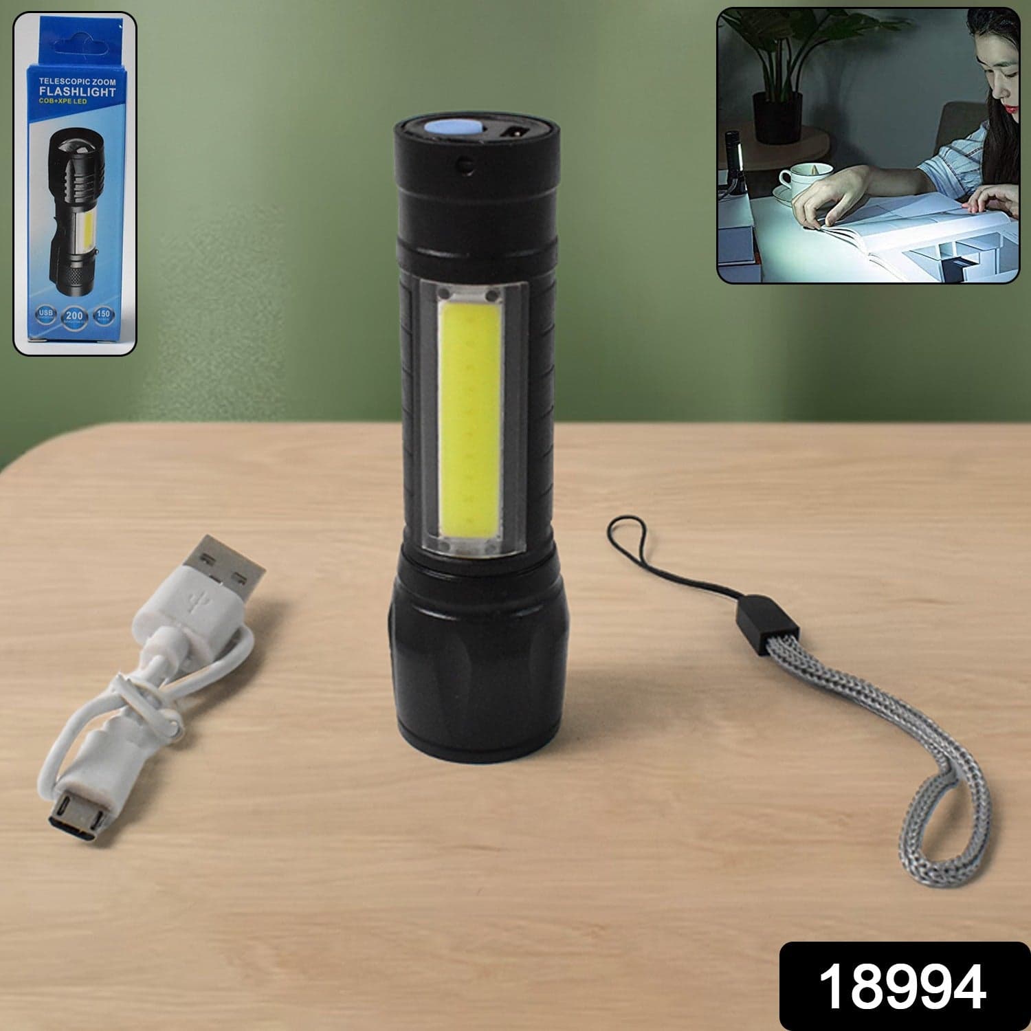 Mini 2 in 1 High Power Pocket Torch Light (1 Pc / Mix Design) thumbnail 2