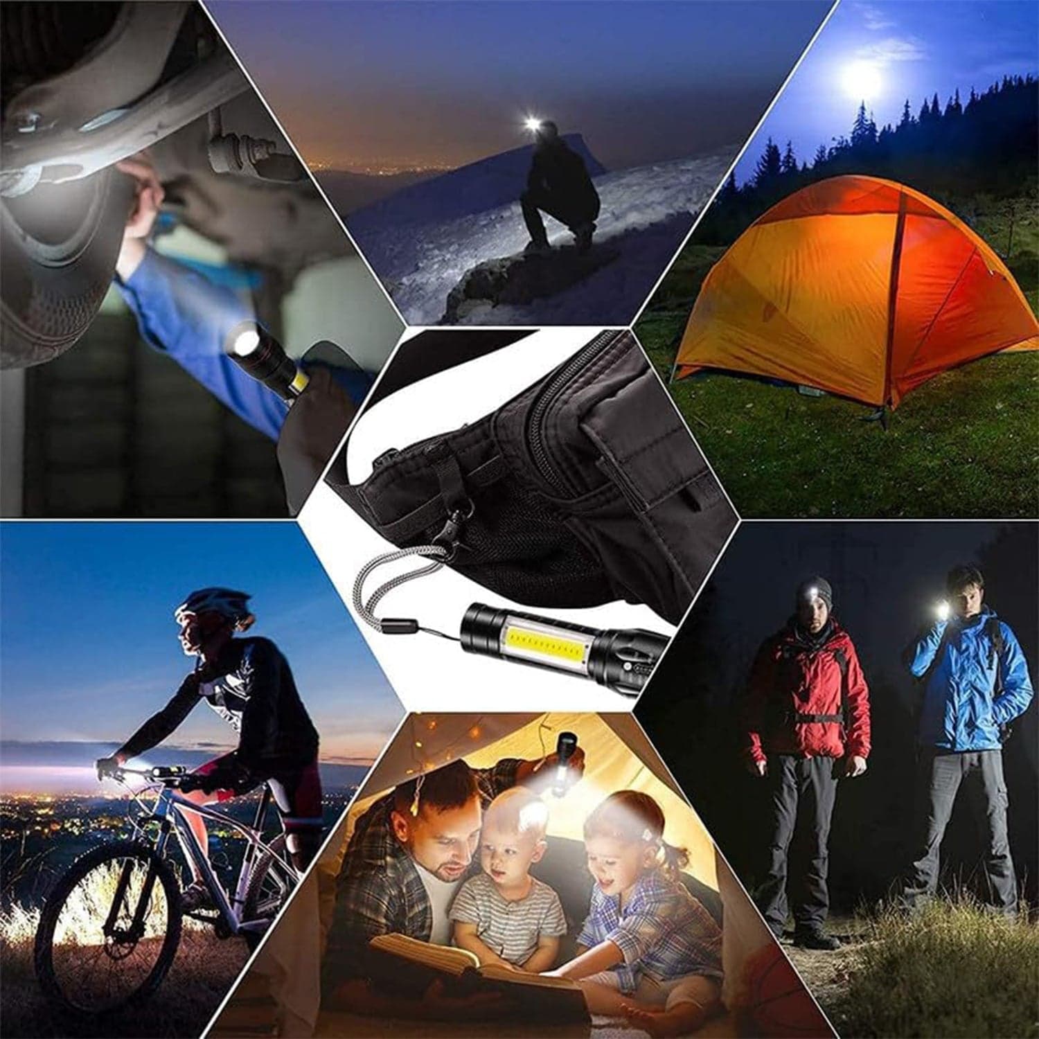 Mini 2 in 1 High Power Pocket Torch Light (1 Pc / Mix Design) thumbnail 4
