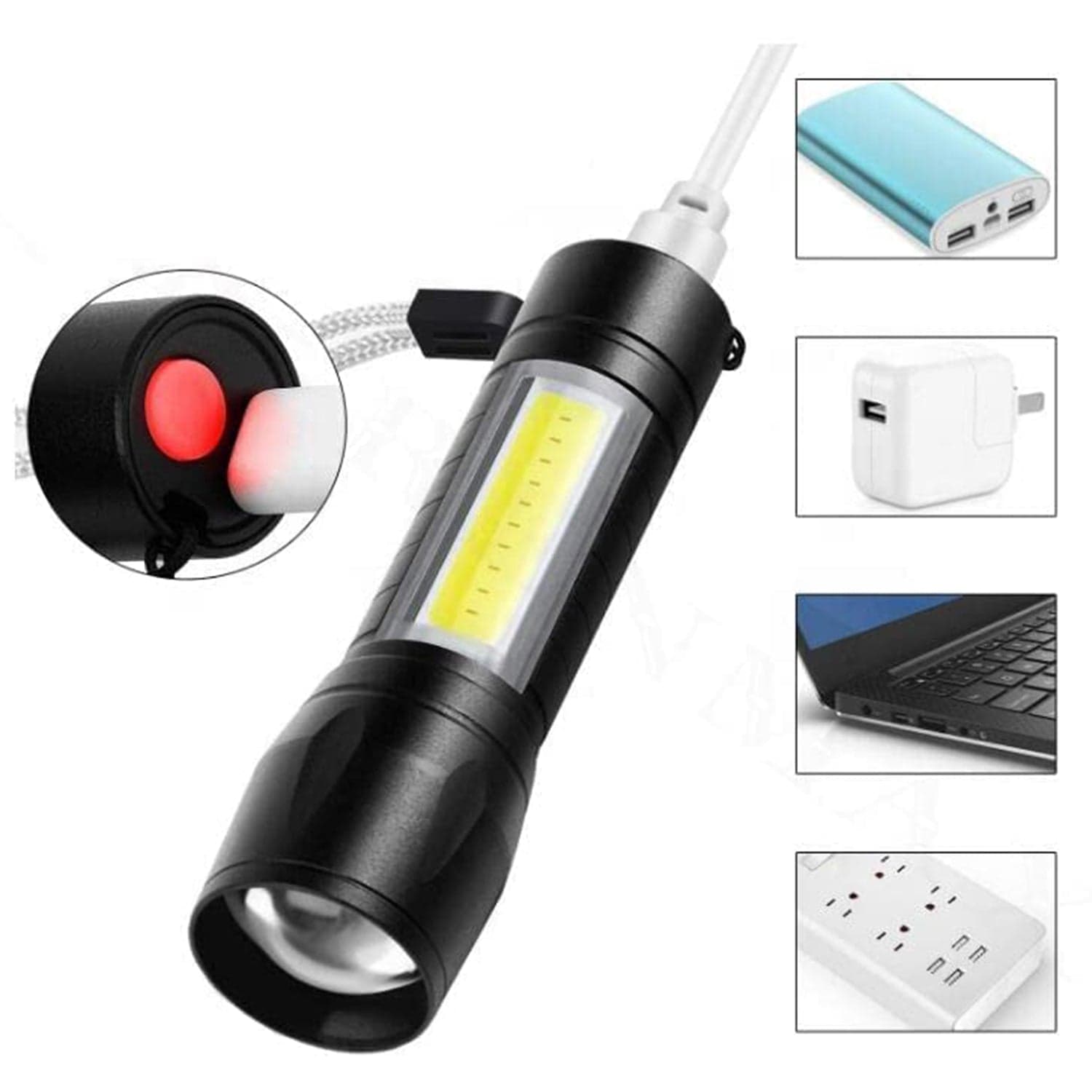 Mini 2 in 1 High Power Pocket Torch Light (1 Pc / Mix Design) thumbnail 7