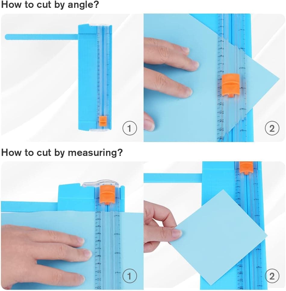 Paper Cutter, A5 Mini Paper Cutter, Portable Paper Cutting Machine (1 Pc / Mix Color) thumbnail 5