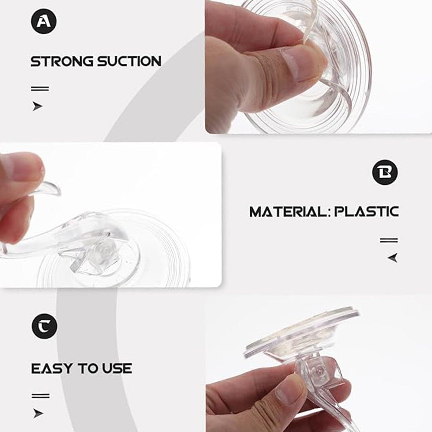 Plastic Suction Cup Hook (1 Pc) thumbnail 4