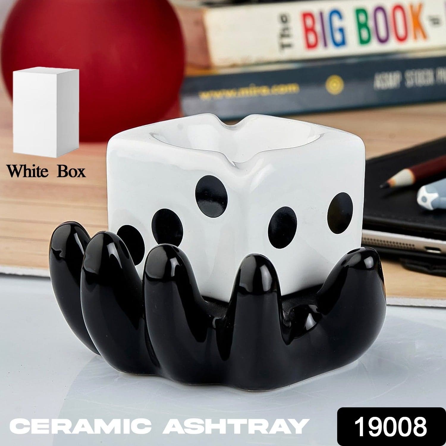 Ceramic Ashtray - Unique and Colourful thumbnail 1