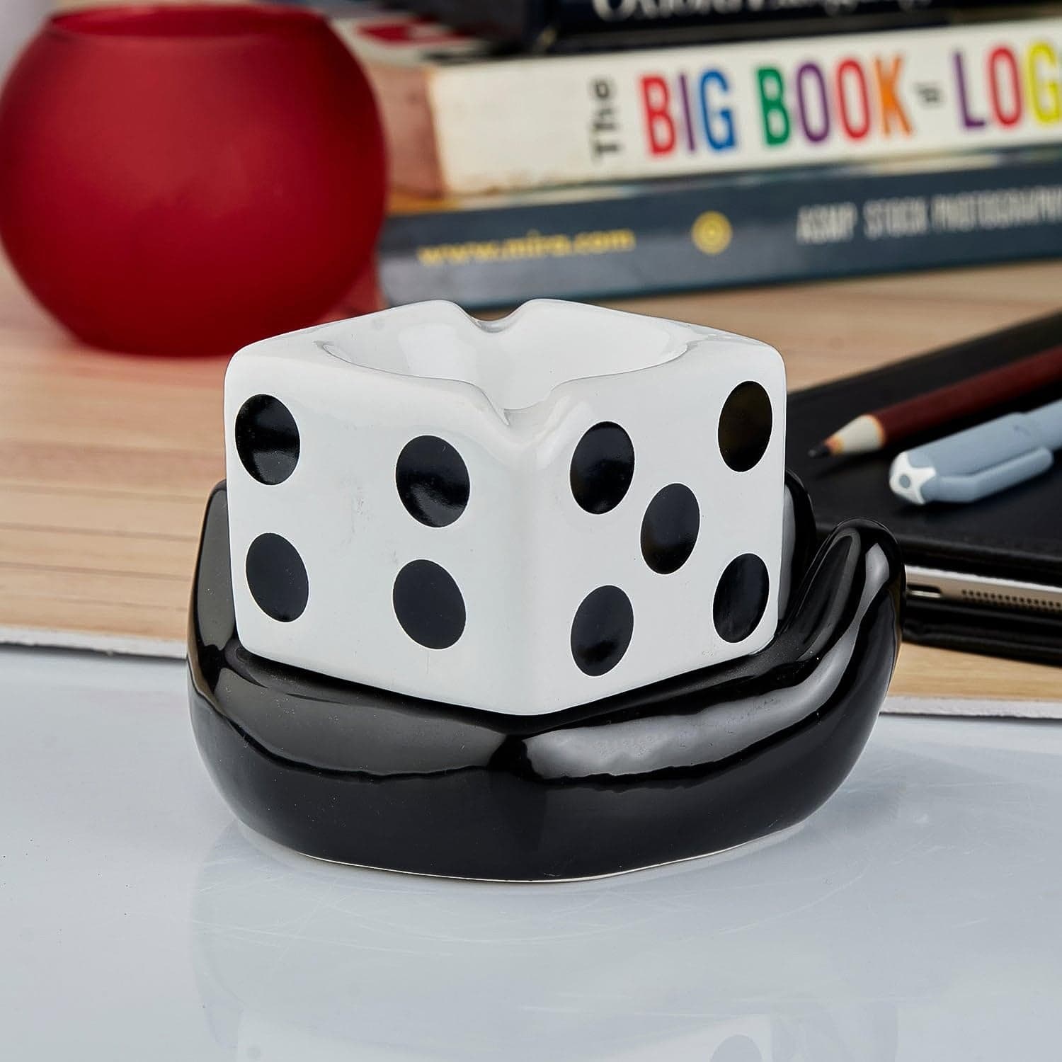 Ceramic Ashtray - Unique and Colourful thumbnail 2