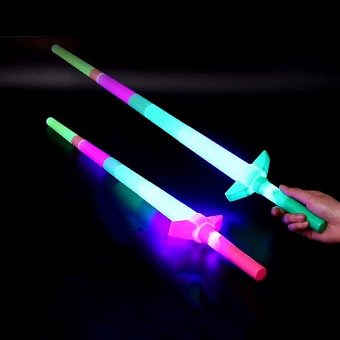 Sword With LED Lights, Glow In The Dark Flashing Sword thumbnail 3