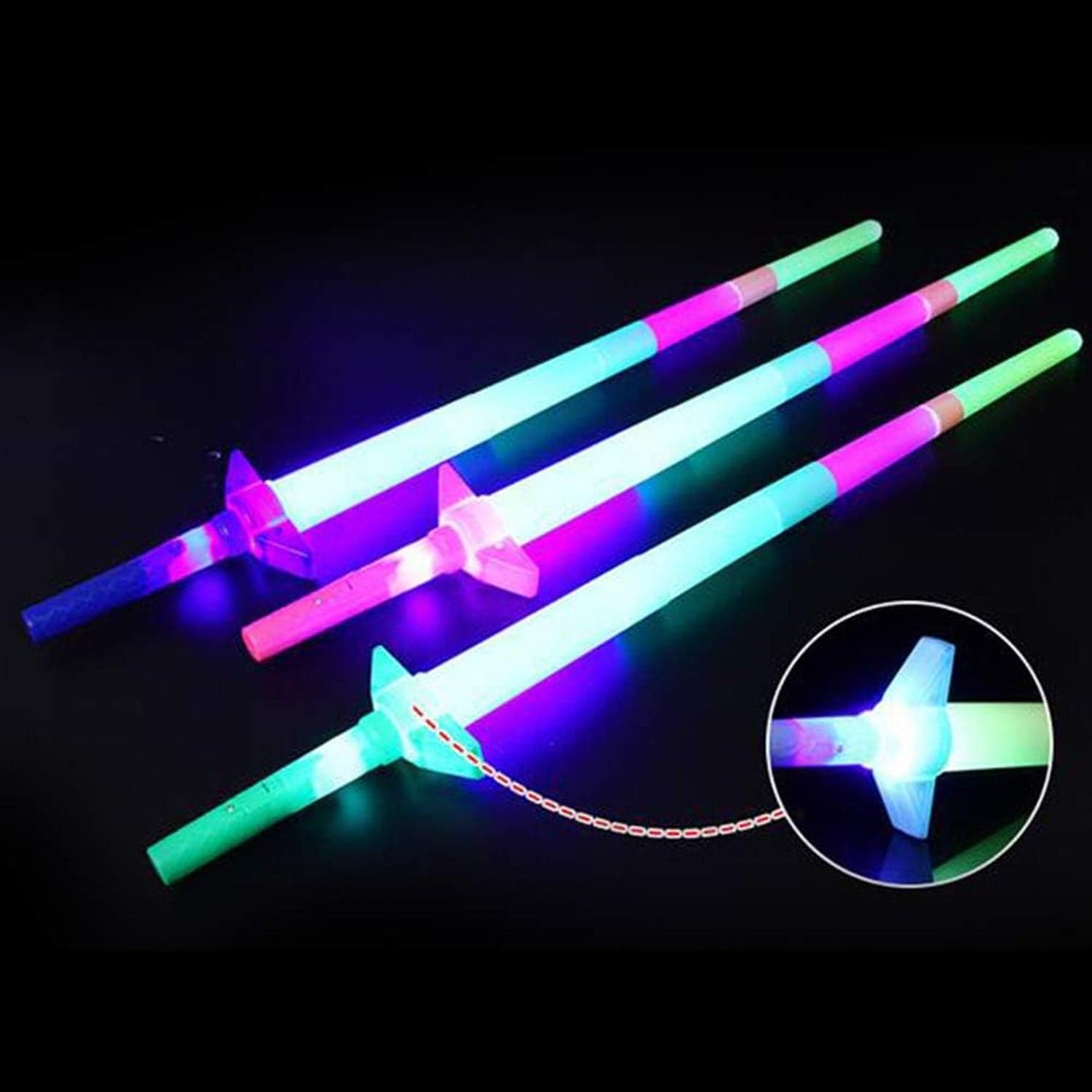 Sword With LED Lights, Glow In The Dark Flashing Sword thumbnail 9