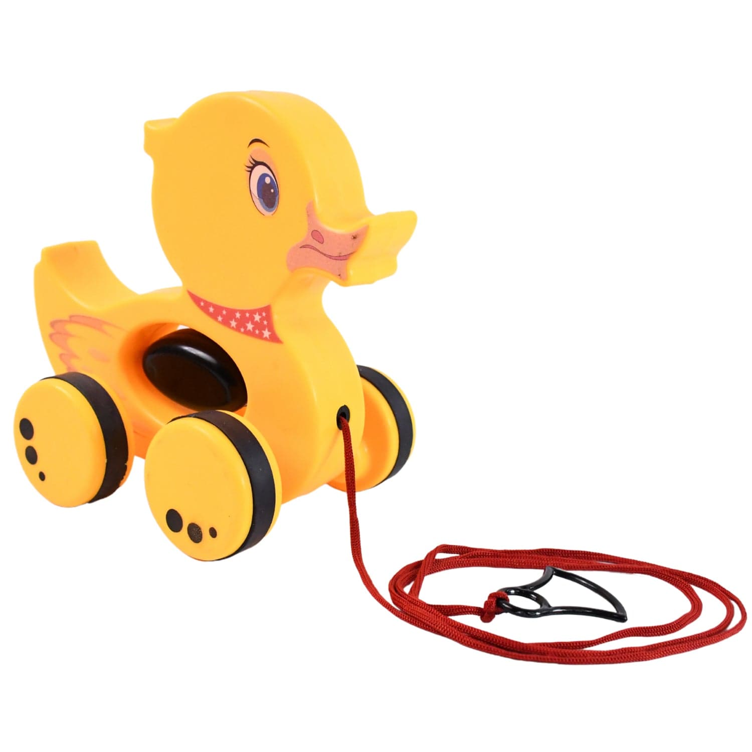 Pull Along Toy with Attractive Design, Developmental Toy for 1-Year-Old Girl Boy (Duck) thumbnail 5