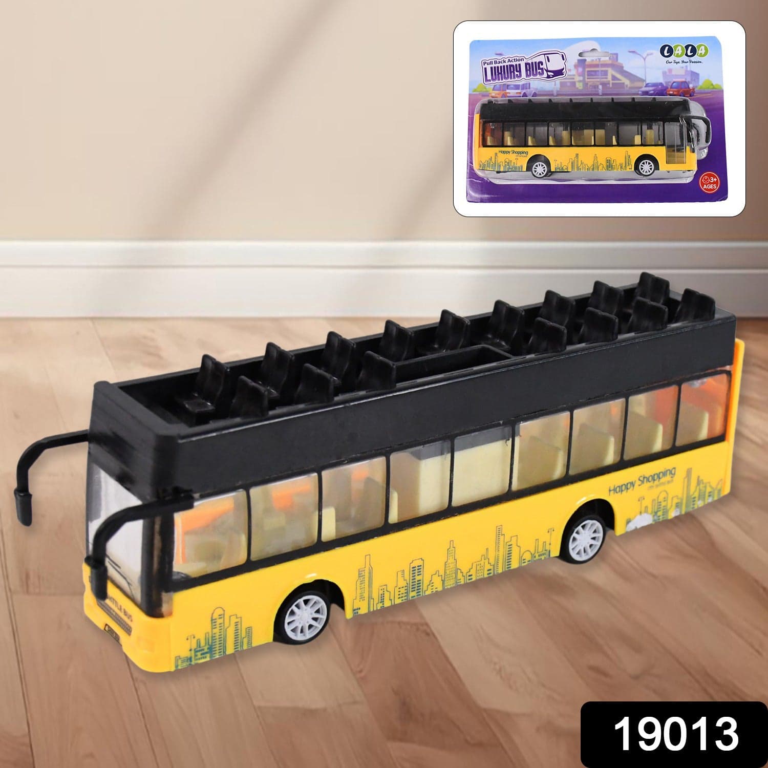 Die-cast Alloy London Long Bus Double Decker Sightseeing Bus thumbnail 2