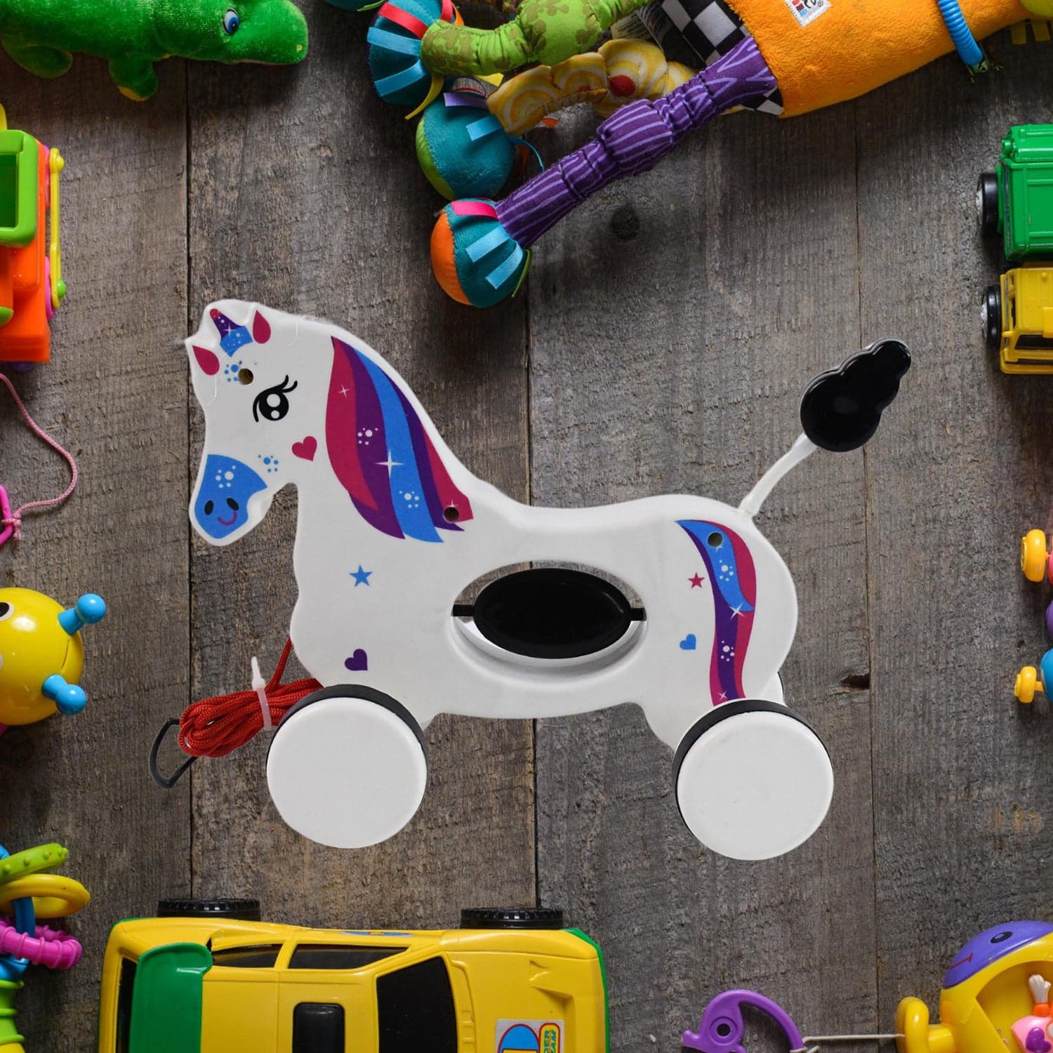 Pull Along Toy Unicorn | Pull String Toys for Babies thumbnail 4