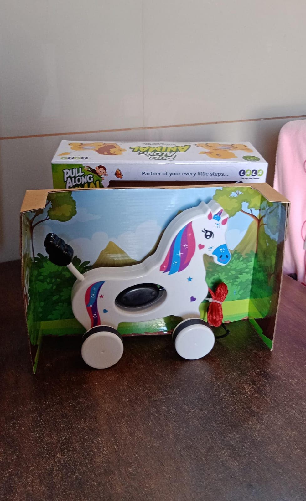 Pull Along Toy Unicorn | Pull String Toys for Babies thumbnail 7