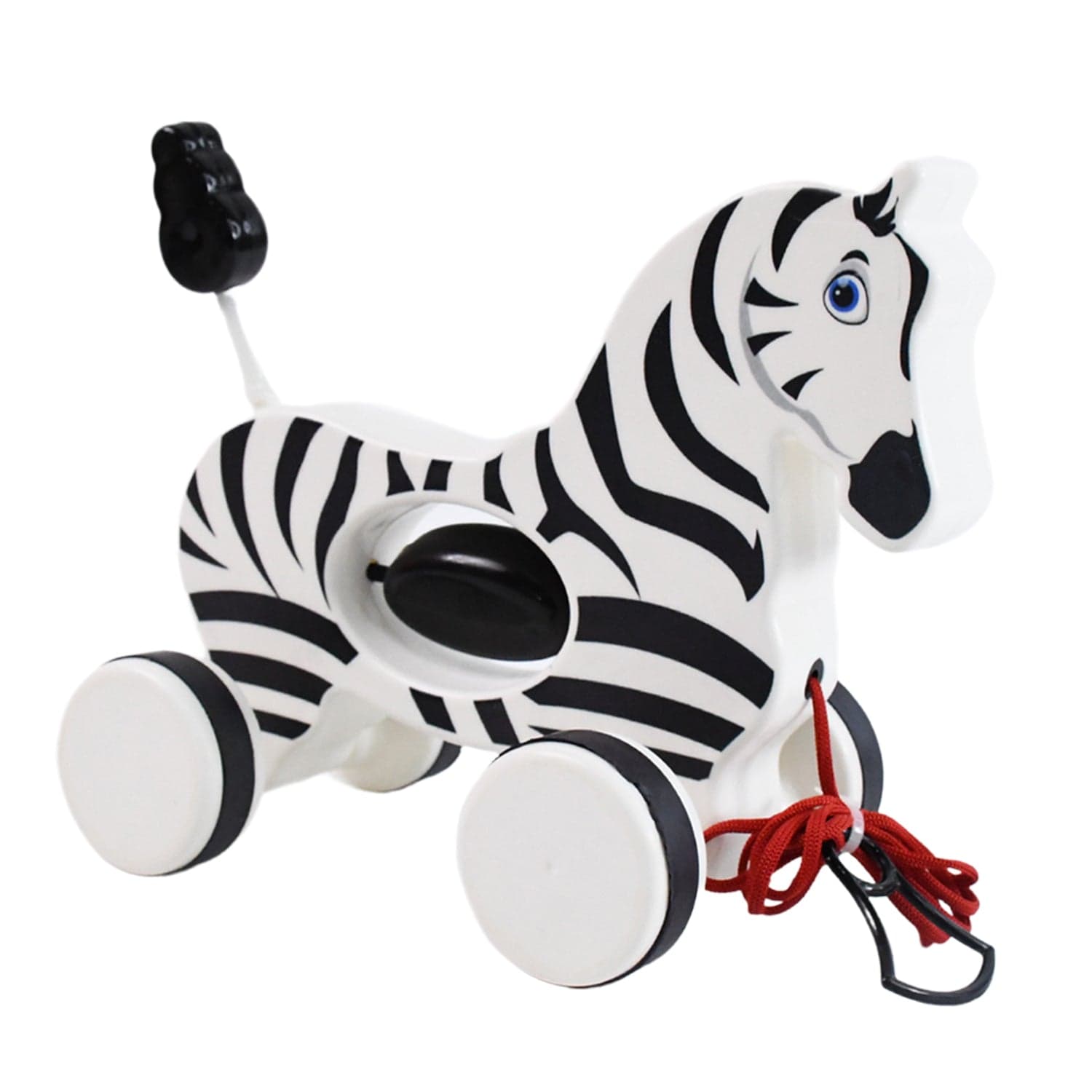 Zebra Pull Along Toy Baby Early Walking Pull Toy Rope Toy for Babies Walking Toy thumbnail 5