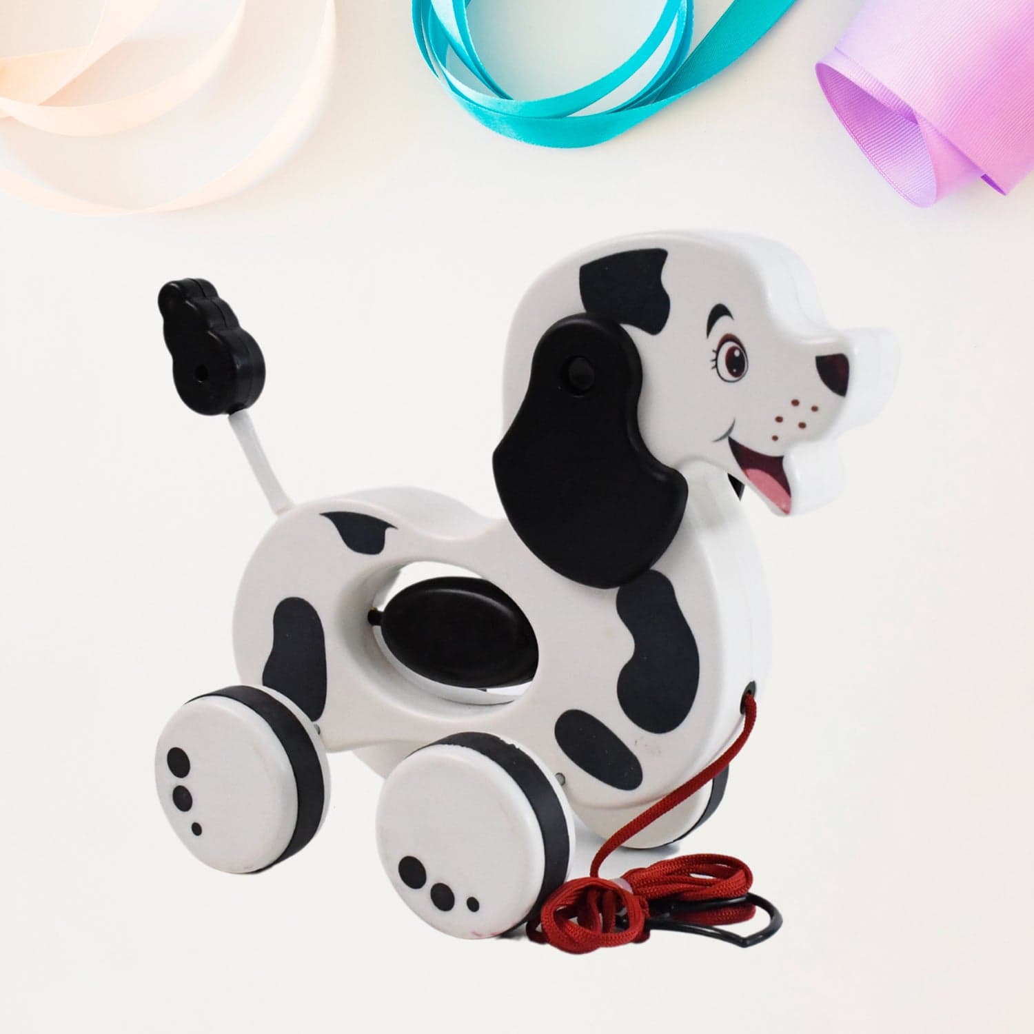 Dog Pull Along Toddler Toy with Attractive Design (1 Pc) thumbnail 3