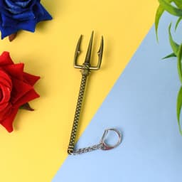 Aquaman Metal Keychain - Durable Stainless Steel Design (1 Pc)