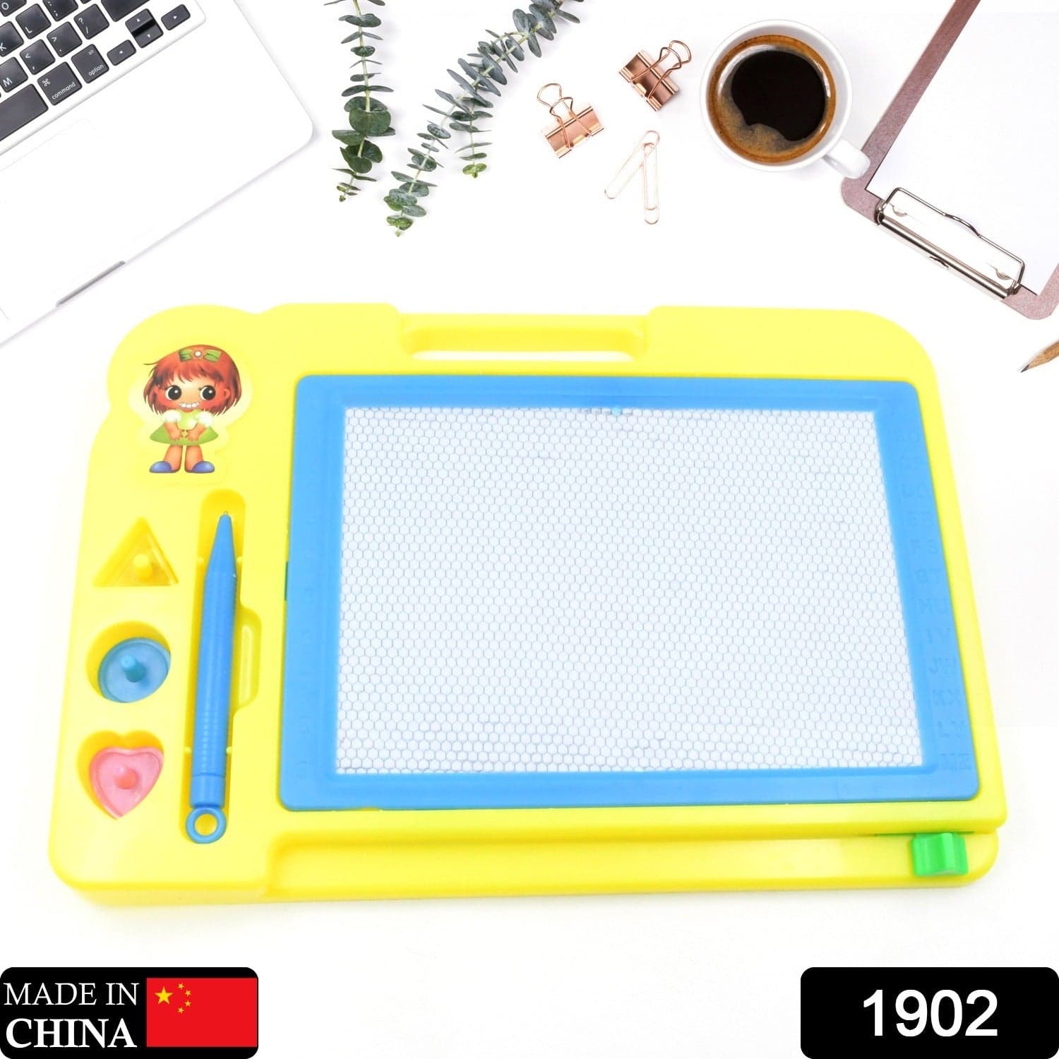 Children Magic Slate Pen Doodle Pad Erasable (1 Pc Mix Color) thumbnail 2