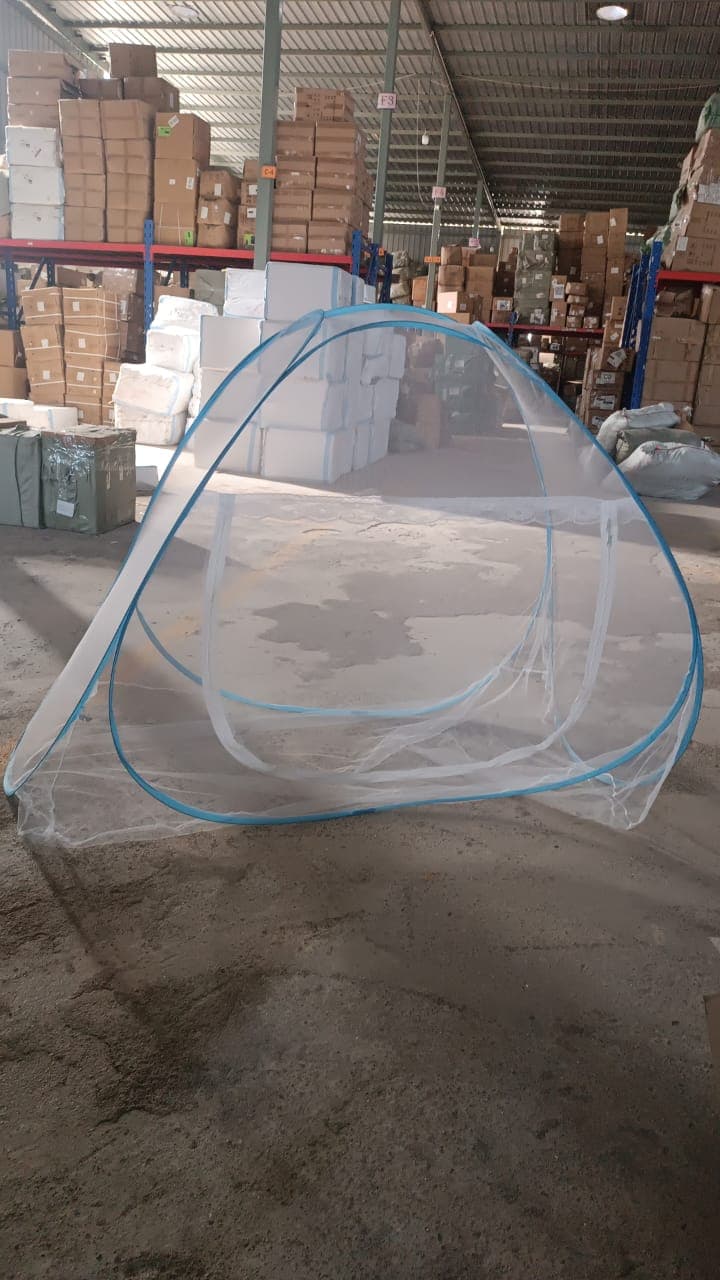 Premium Polyester Foldable Mosquito Net Tent (100 Cm Long / 1 Pc) thumbnail 10