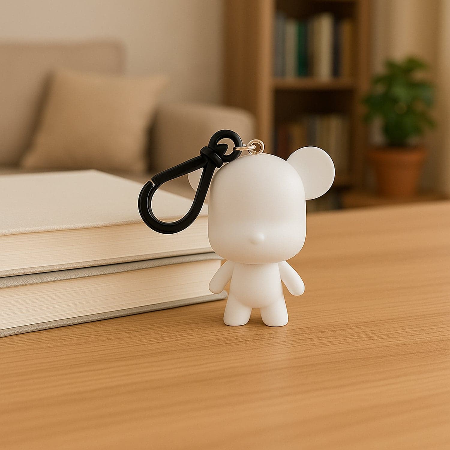 Cute Cartoon Bear Keychain 1 Pc thumbnail 4