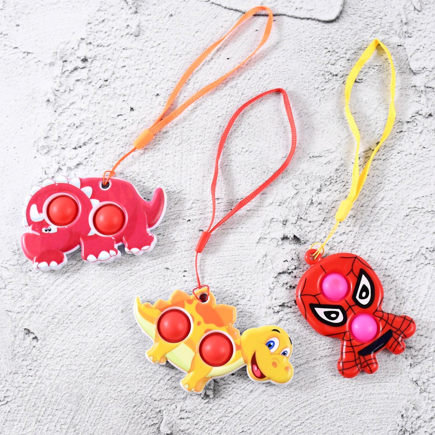 Silicone Push Pop Bubble Fidget Toy Keychain 1 Pc thumbnail 7