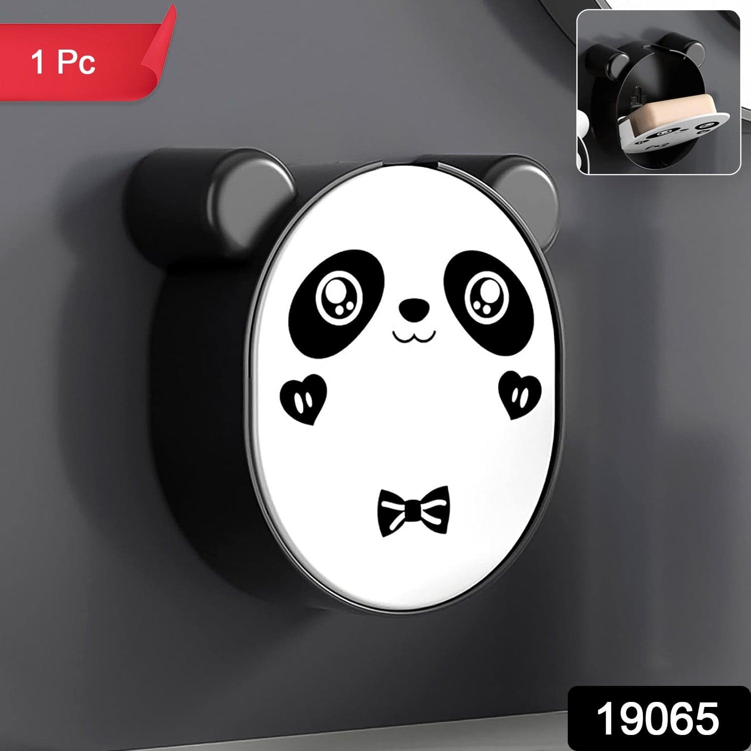 Plastic Cute Panda Soap Box thumbnail 2